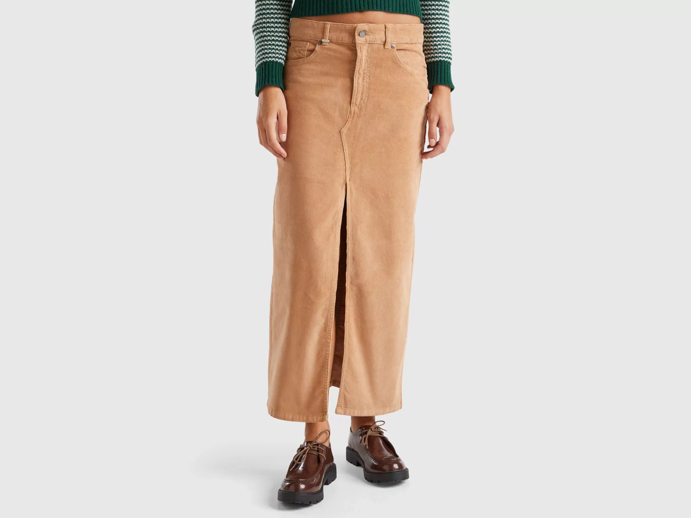 United Colors of Benetton Long corduroy skirt