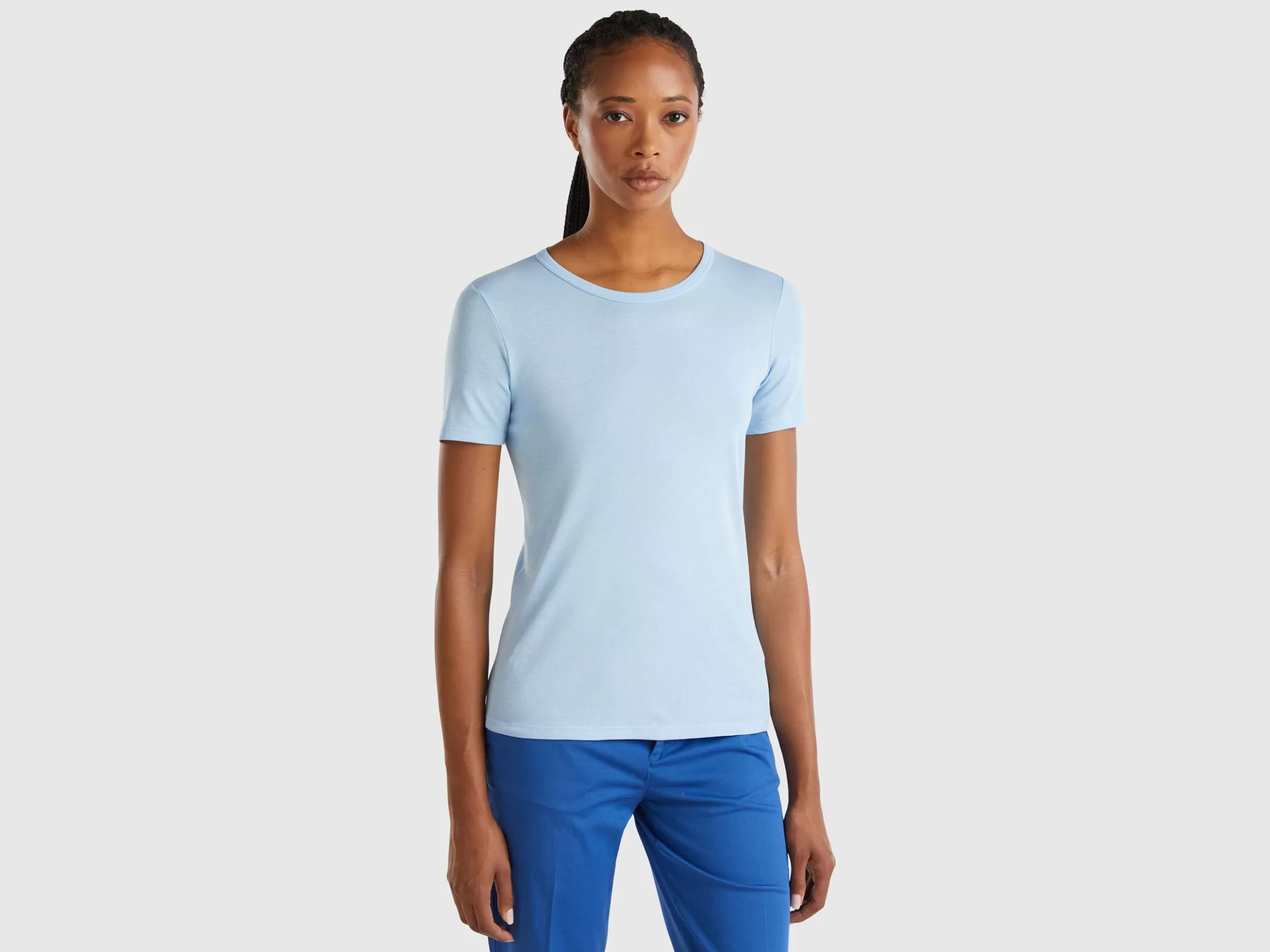 United Colors of Benetton Long fiber cotton t-shirt