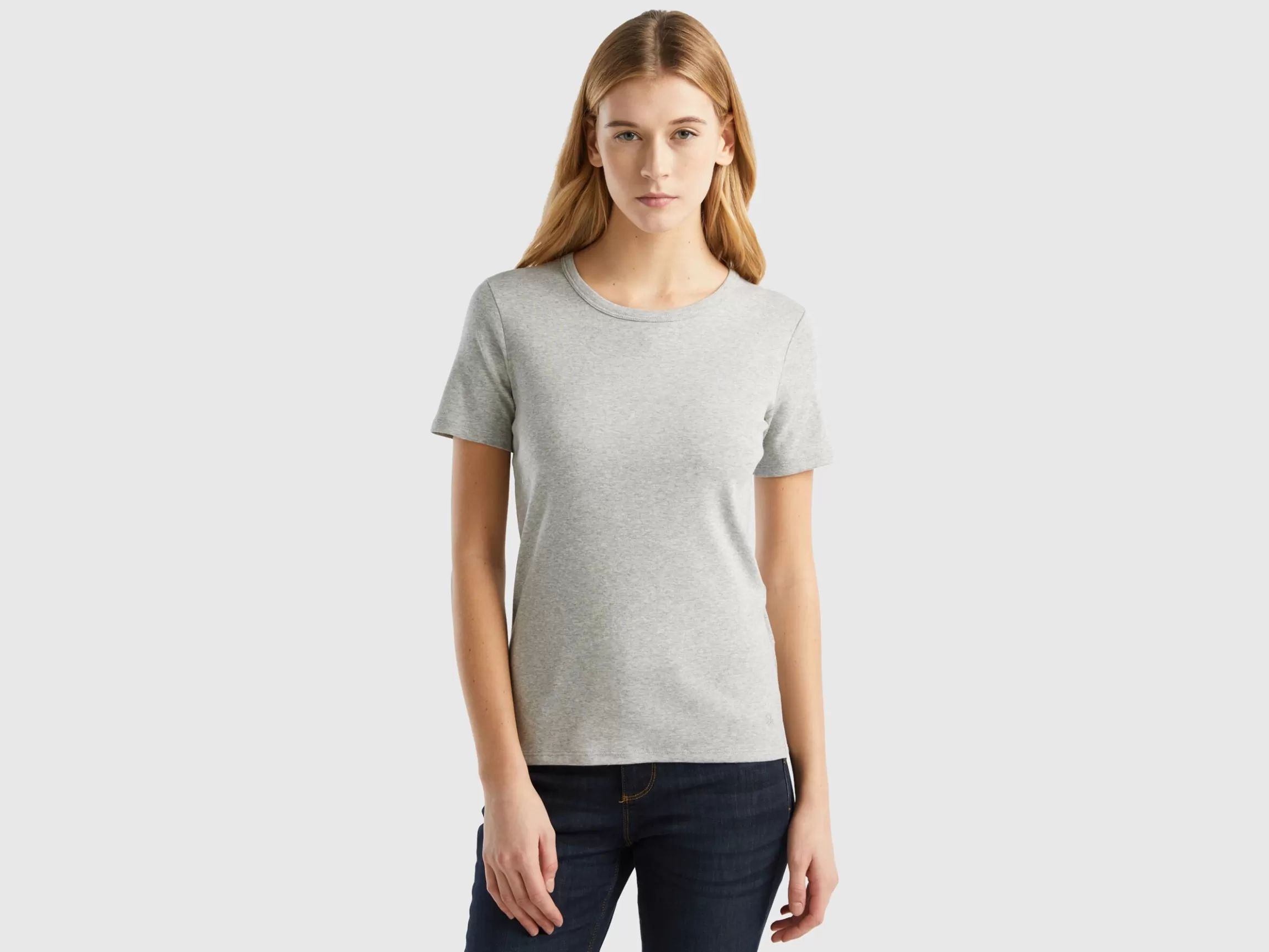 United Colors of Benetton Long fiber cotton t-shirt