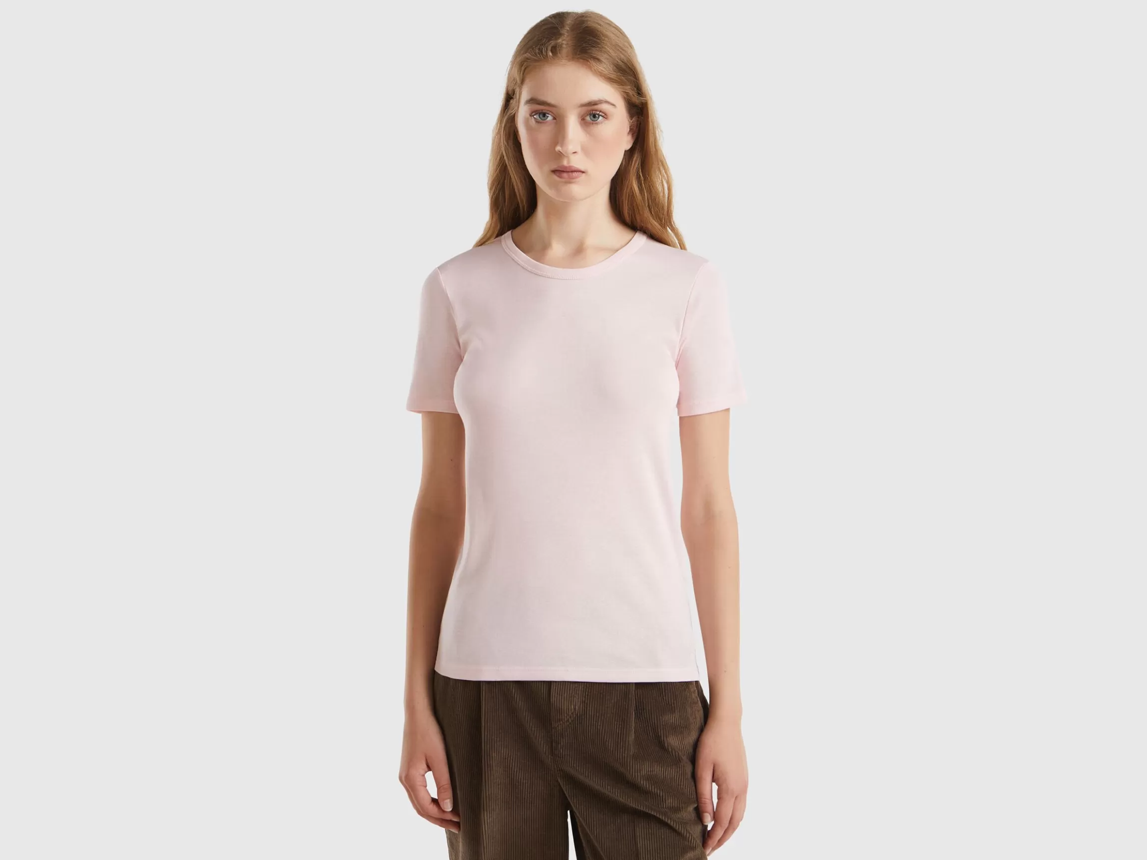 United Colors of Benetton Long fiber cotton t-shirt