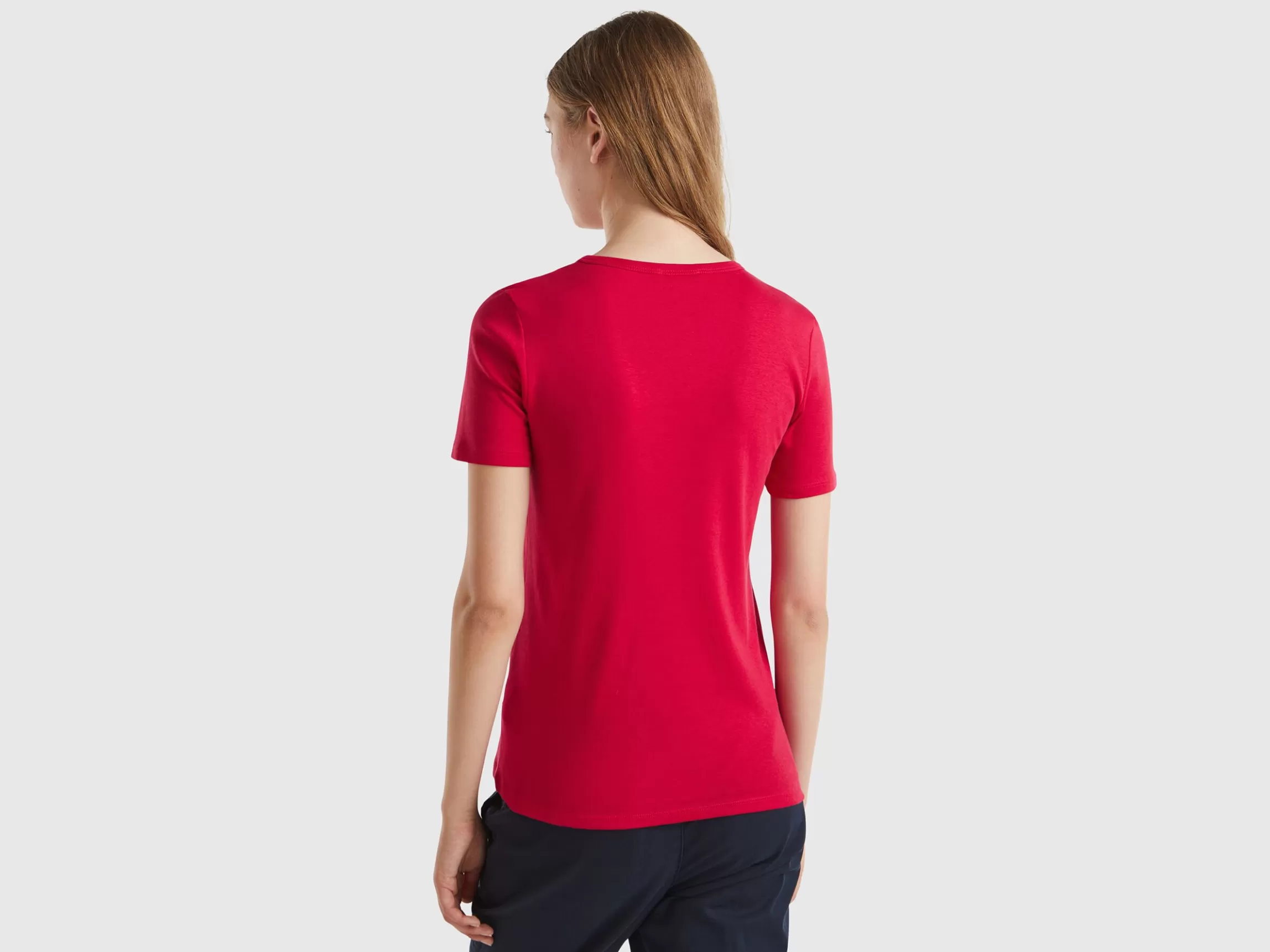 United Colors of Benetton Long fiber cotton t-shirt