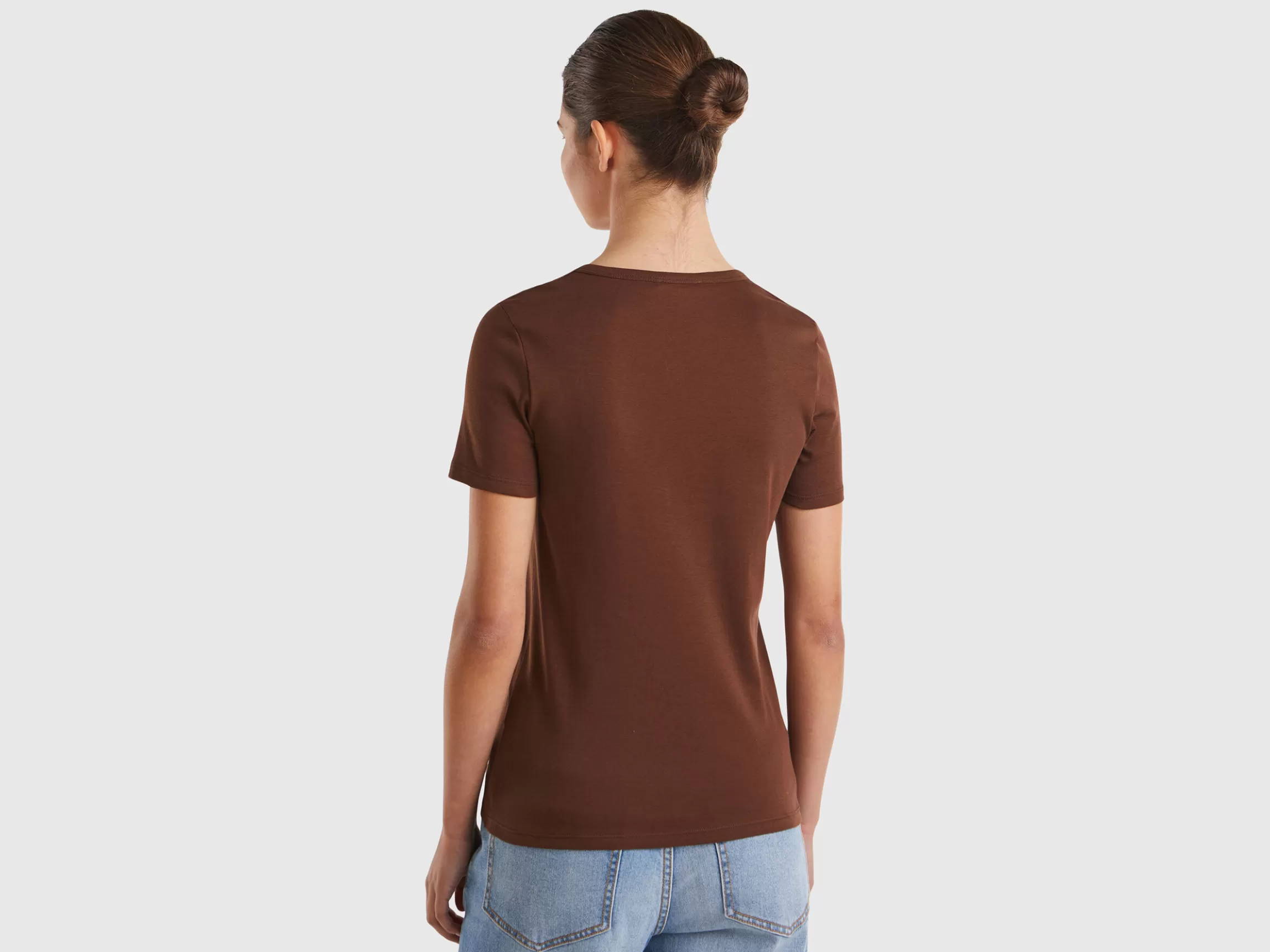 United Colors of Benetton Long fiber cotton t-shirt