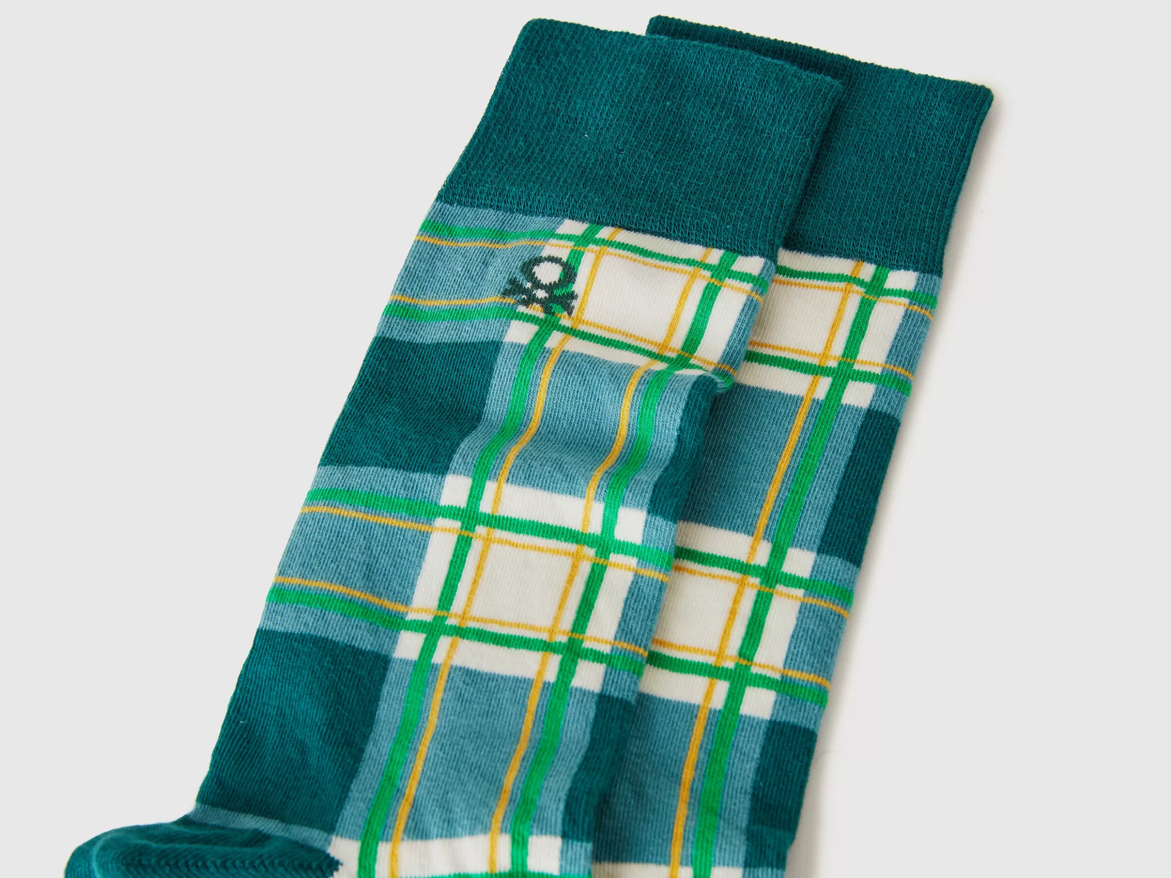 United Colors of Benetton Long tartan socks