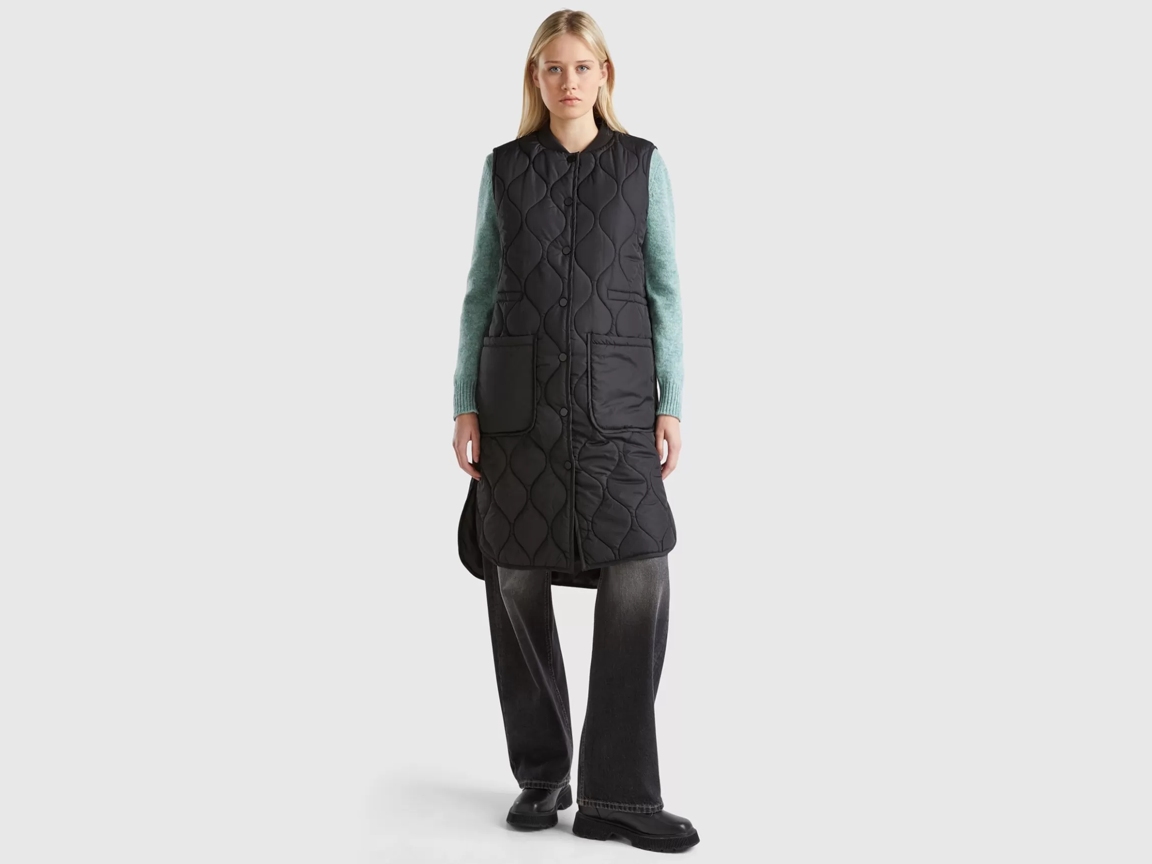 United Colors of Benetton Long nylon vest