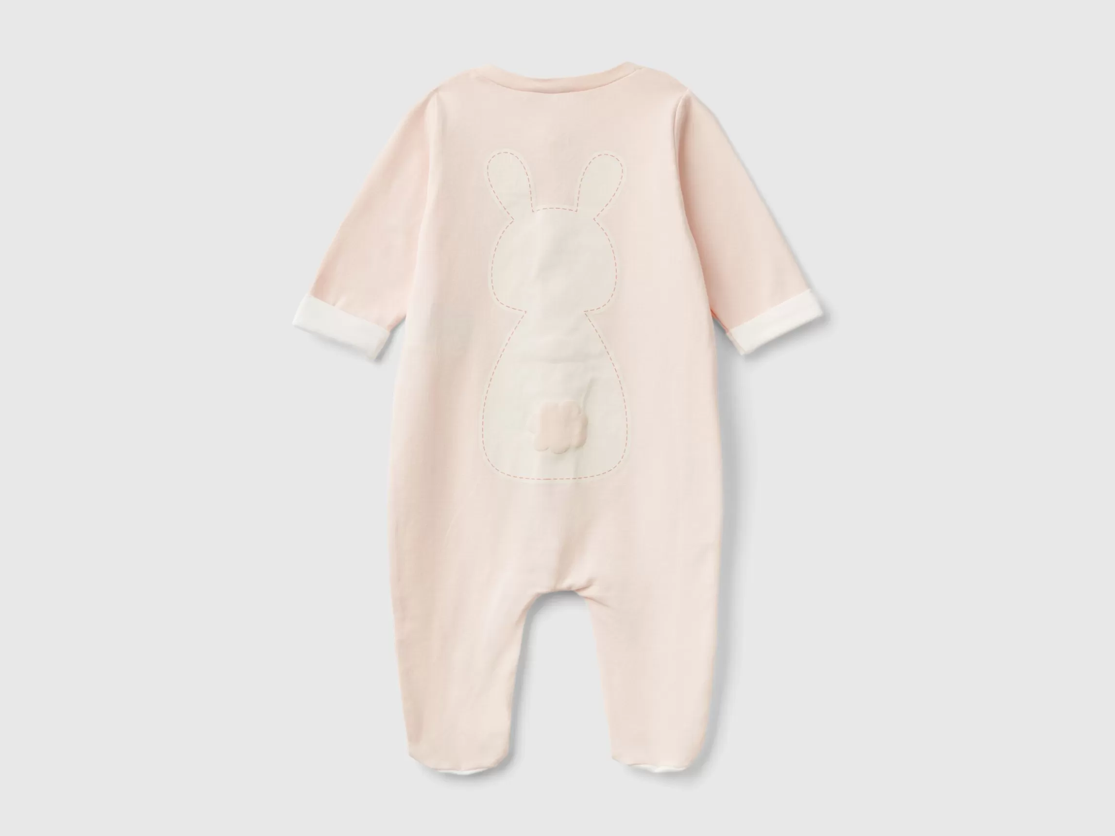 United Colors of Benetton Long onesie in warm stretch cotton