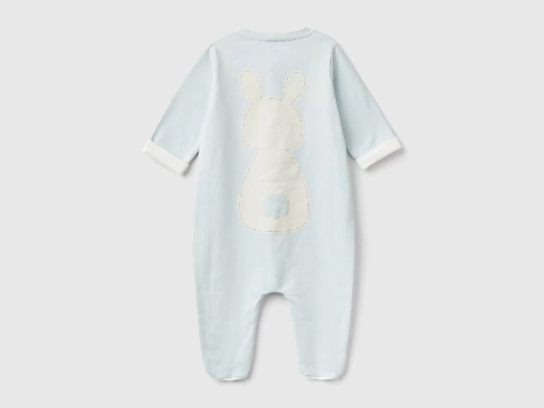 United Colors of Benetton Long onesie in warm stretch cotton