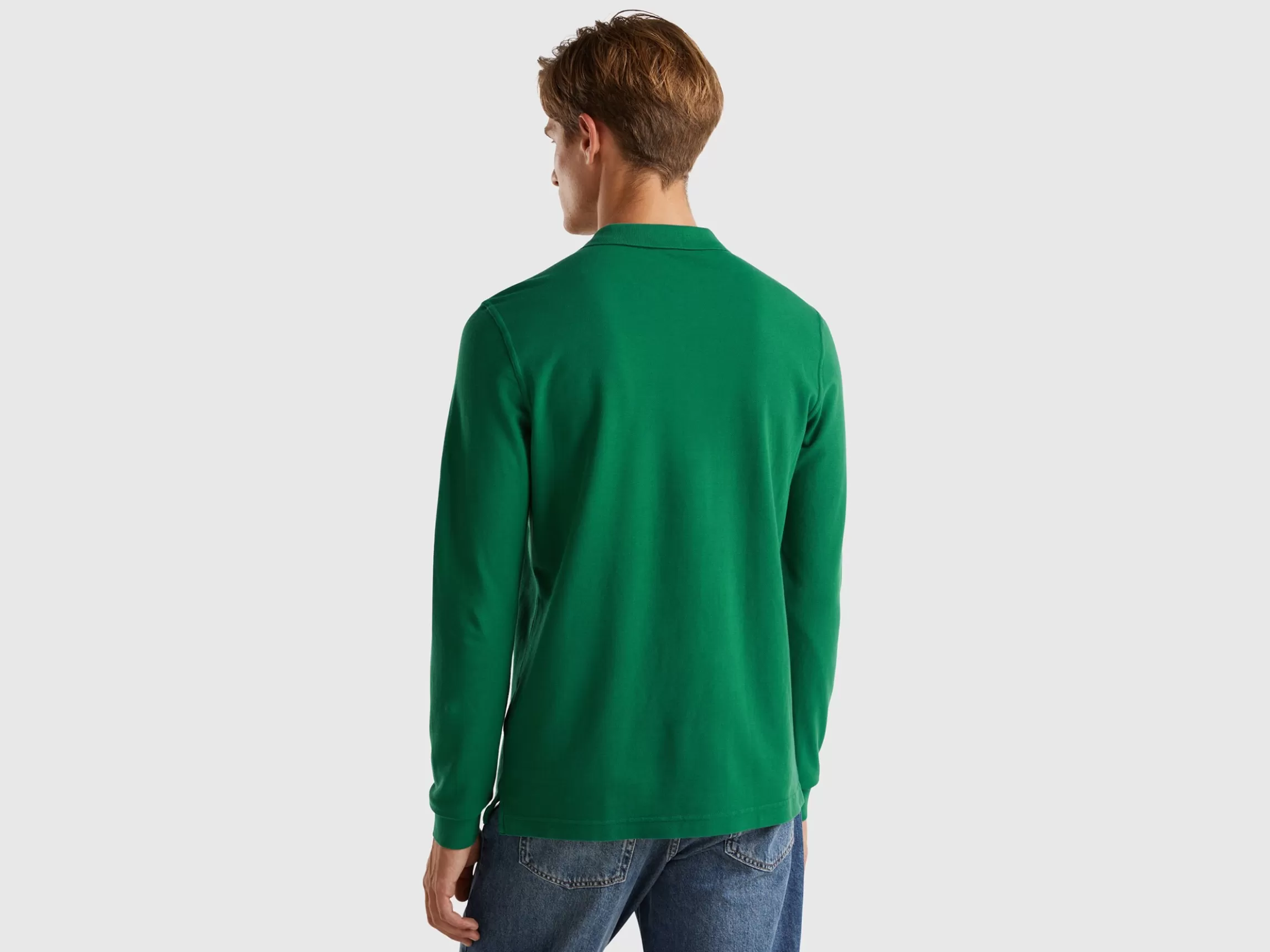 United Colors of Benetton Long sleeve 100% cotton polo