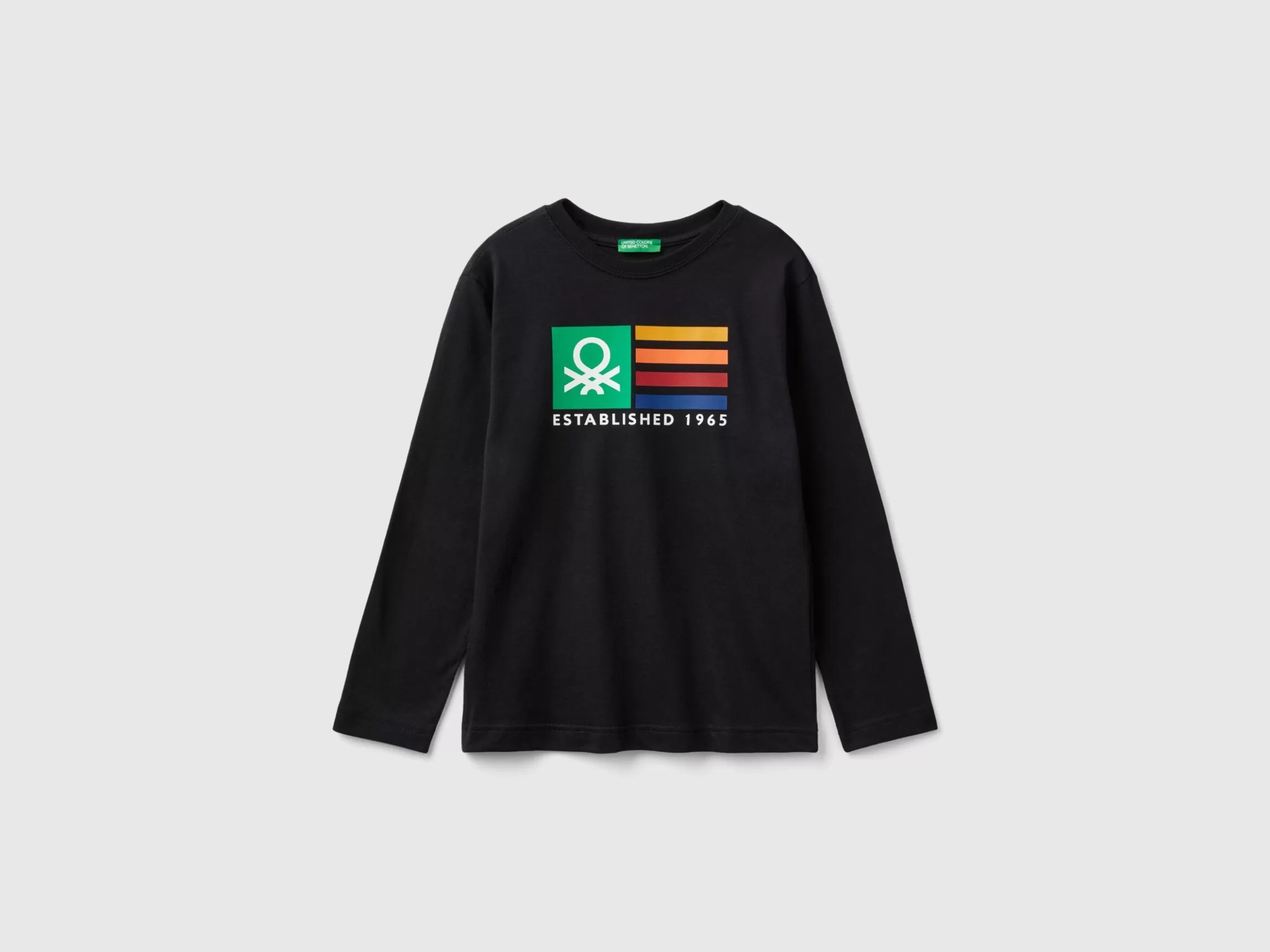 United Colors of Benetton Long sleeve 100% organic cotton t-shirt