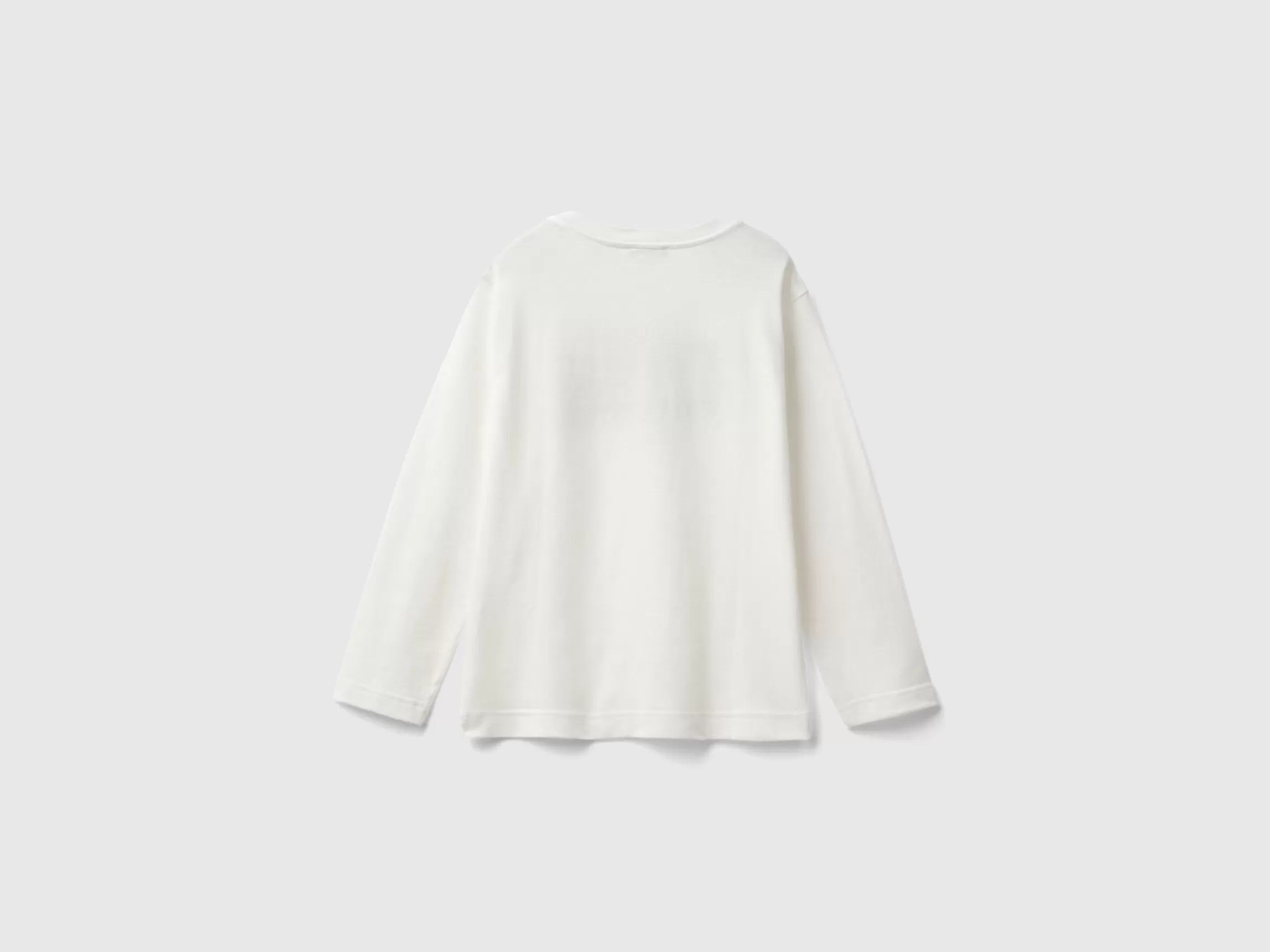 United Colors of Benetton Long sleeve 100% organic cotton t-shirt