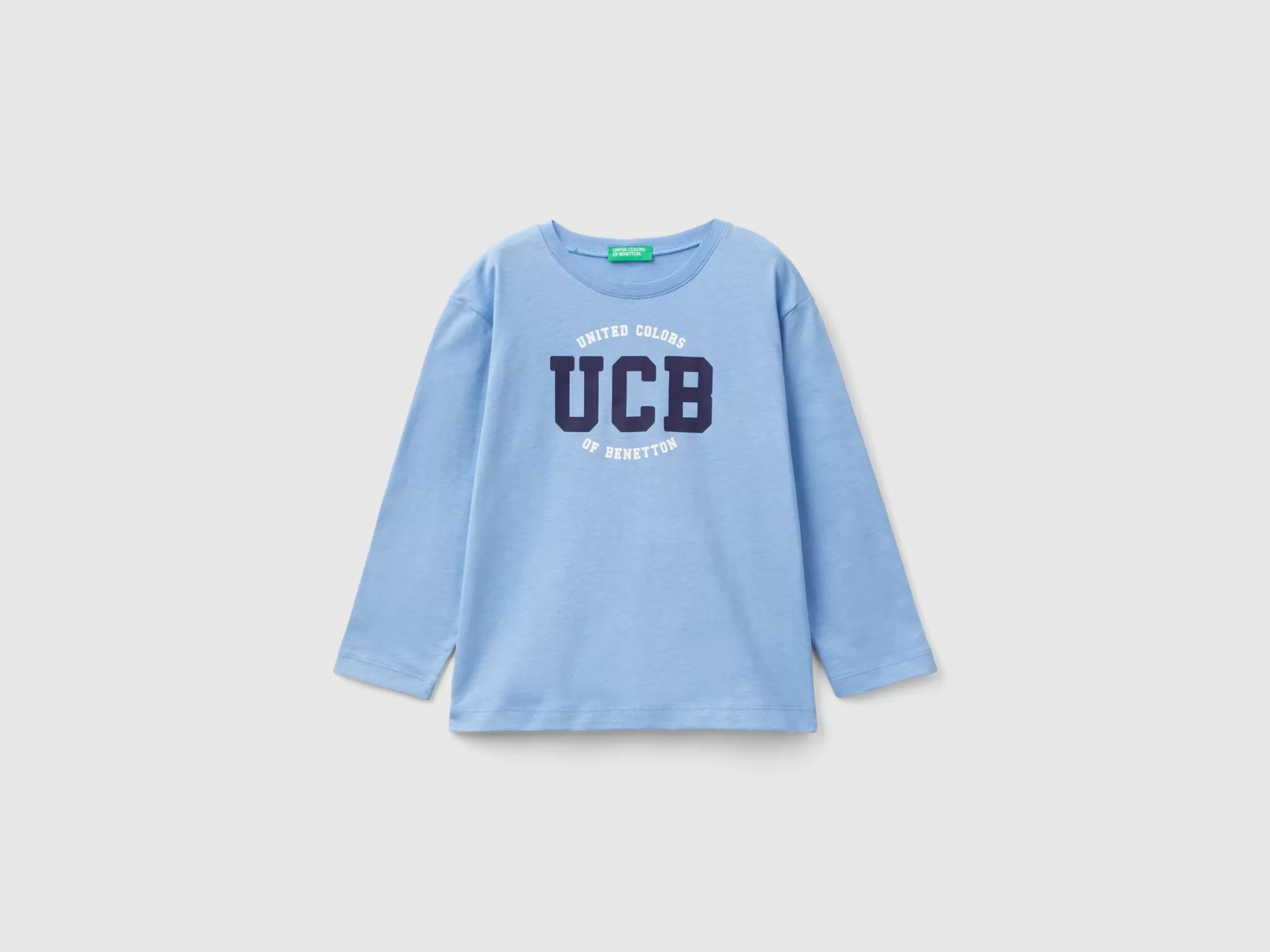United Colors of Benetton Long sleeve organic cotton t-shirt
