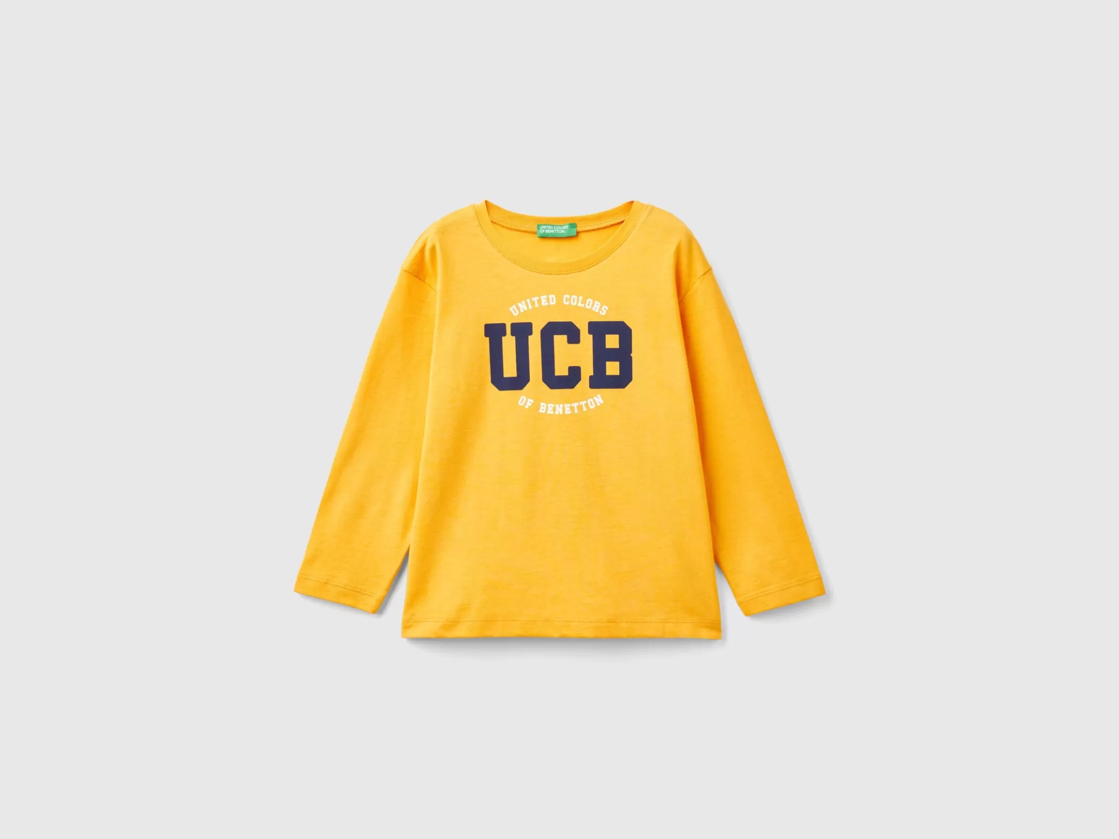 United Colors of Benetton Long sleeve organic cotton t-shirt