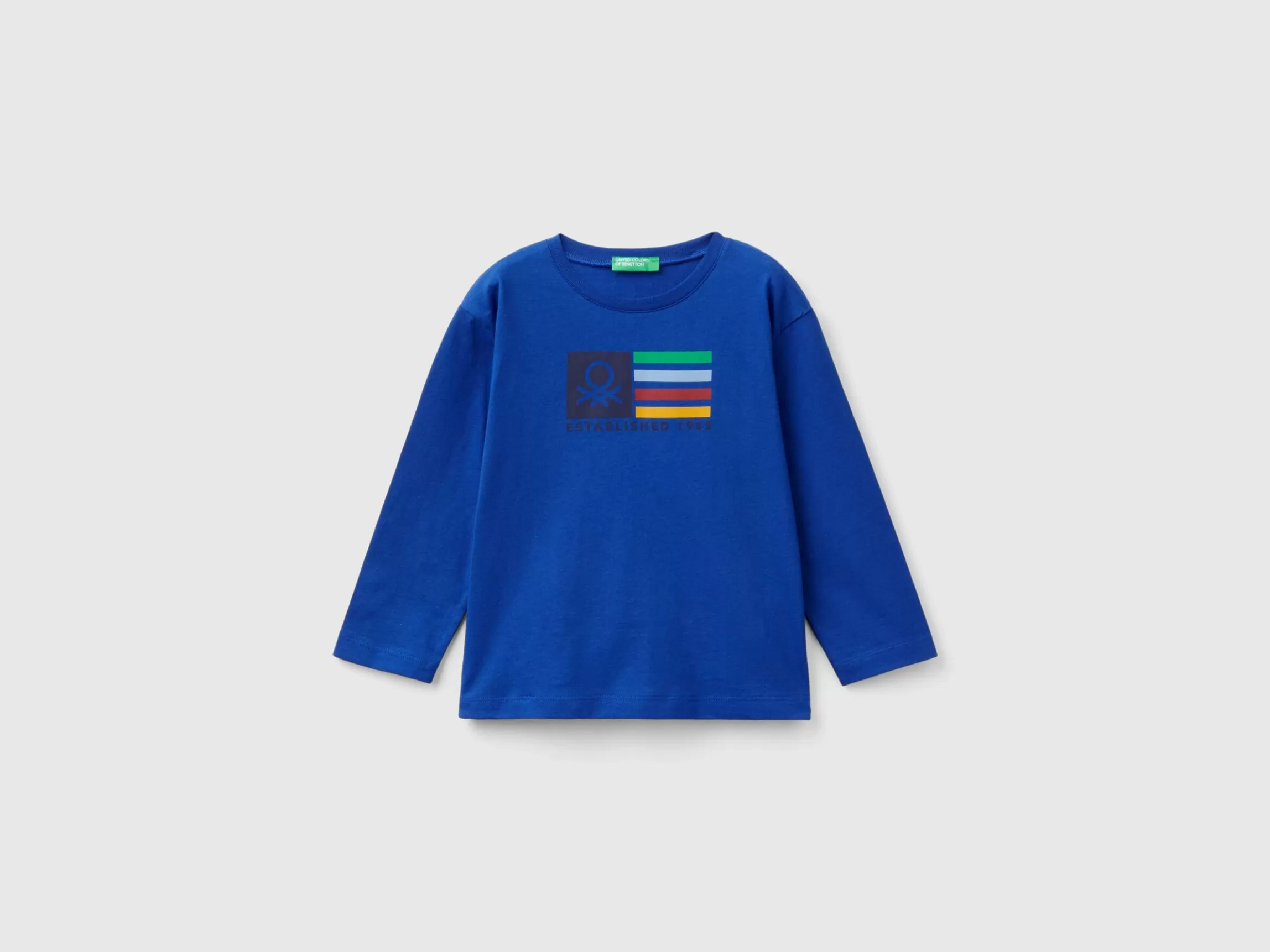 United Colors of Benetton Long sleeve organic cotton t-shirt