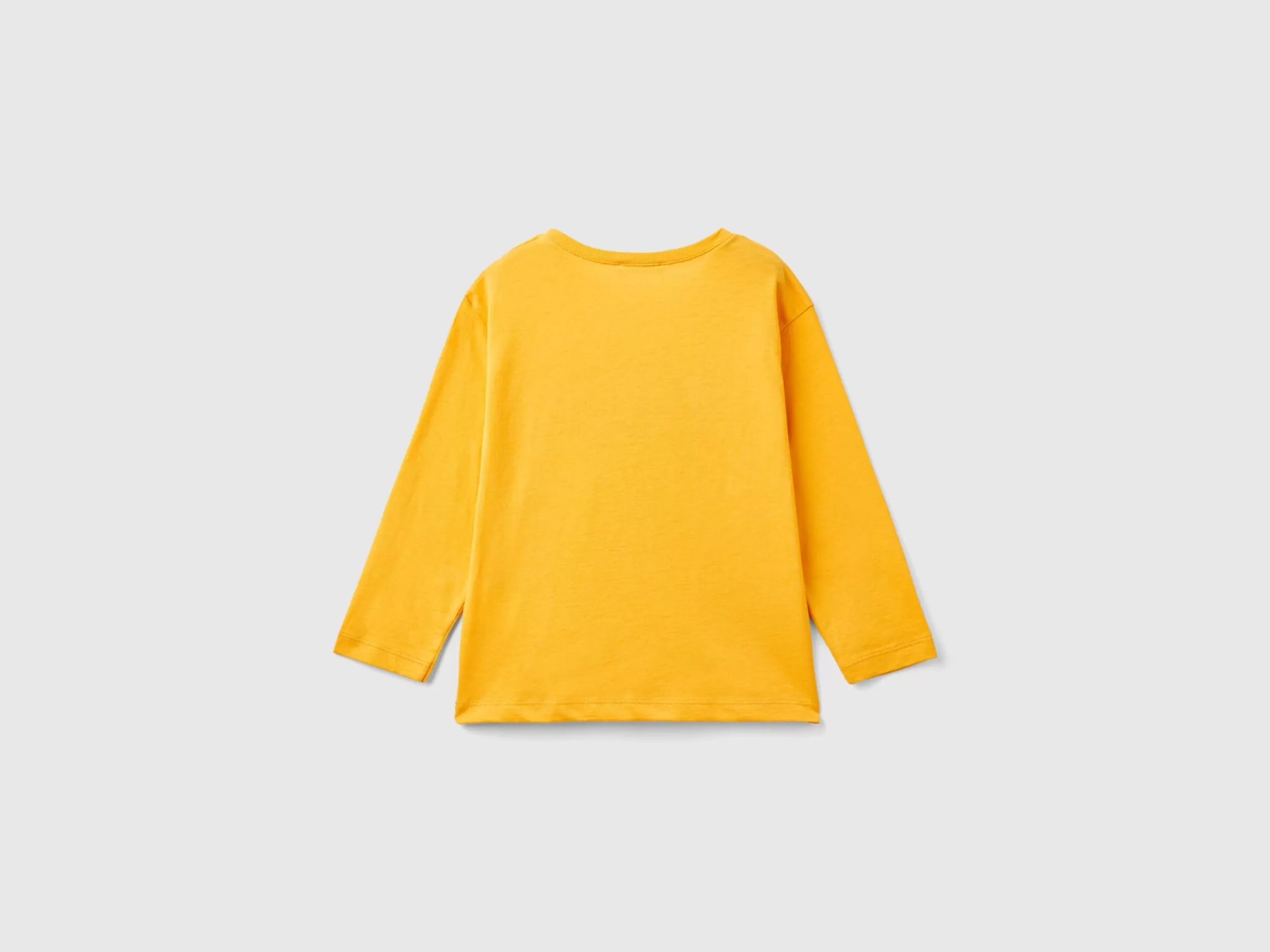 United Colors of Benetton Long sleeve organic cotton t-shirt
