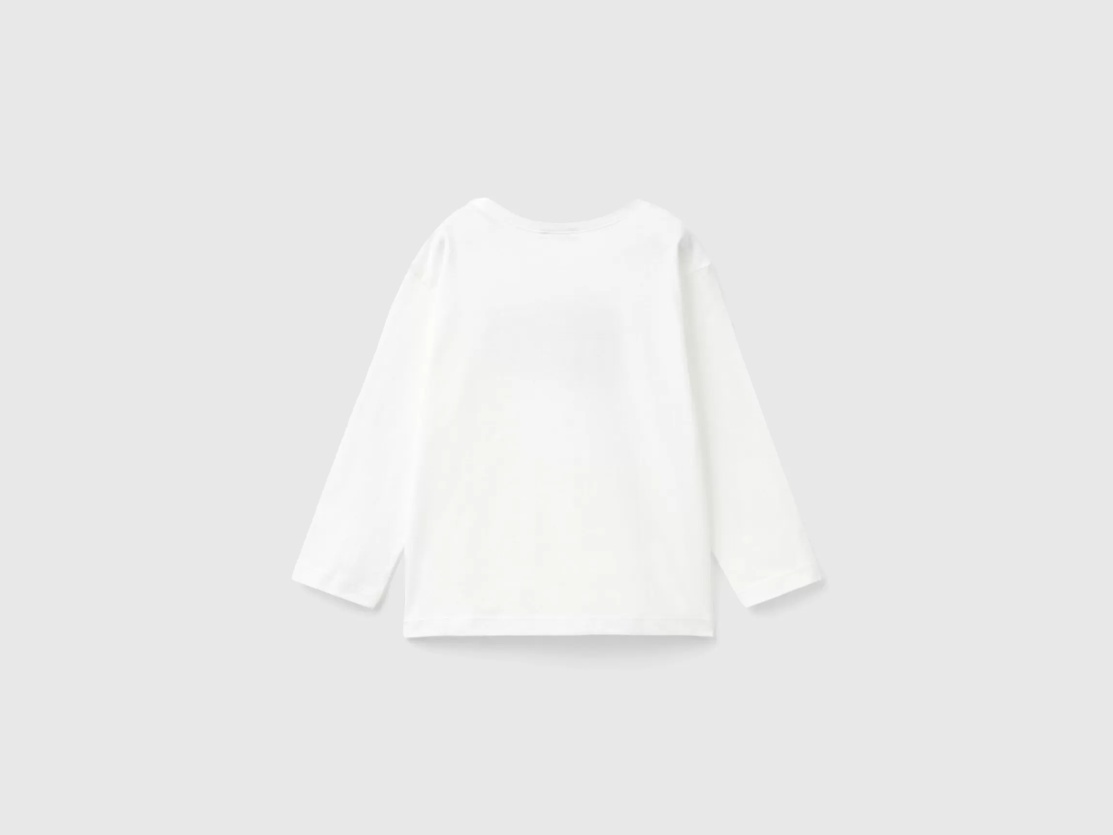 United Colors of Benetton Long sleeve organic cotton t-shirt