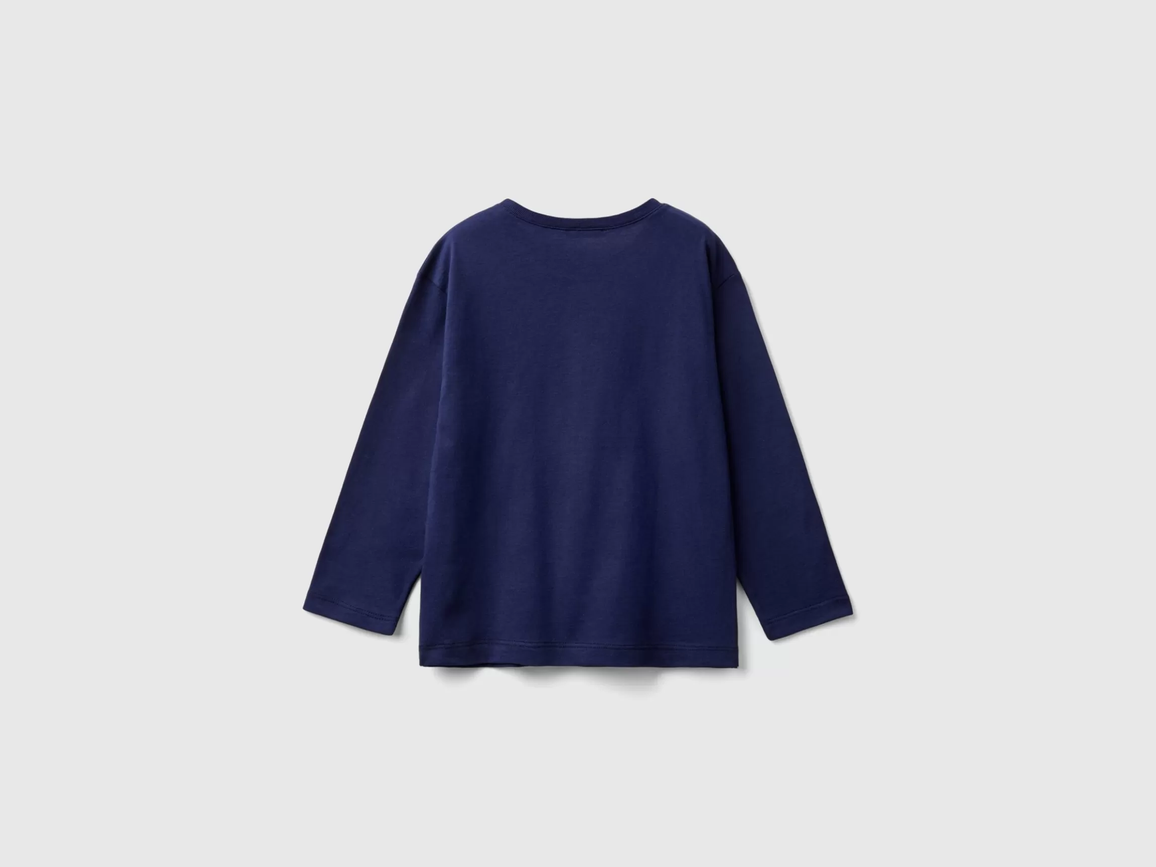 United Colors of Benetton Long sleeve organic cotton t-shirt
