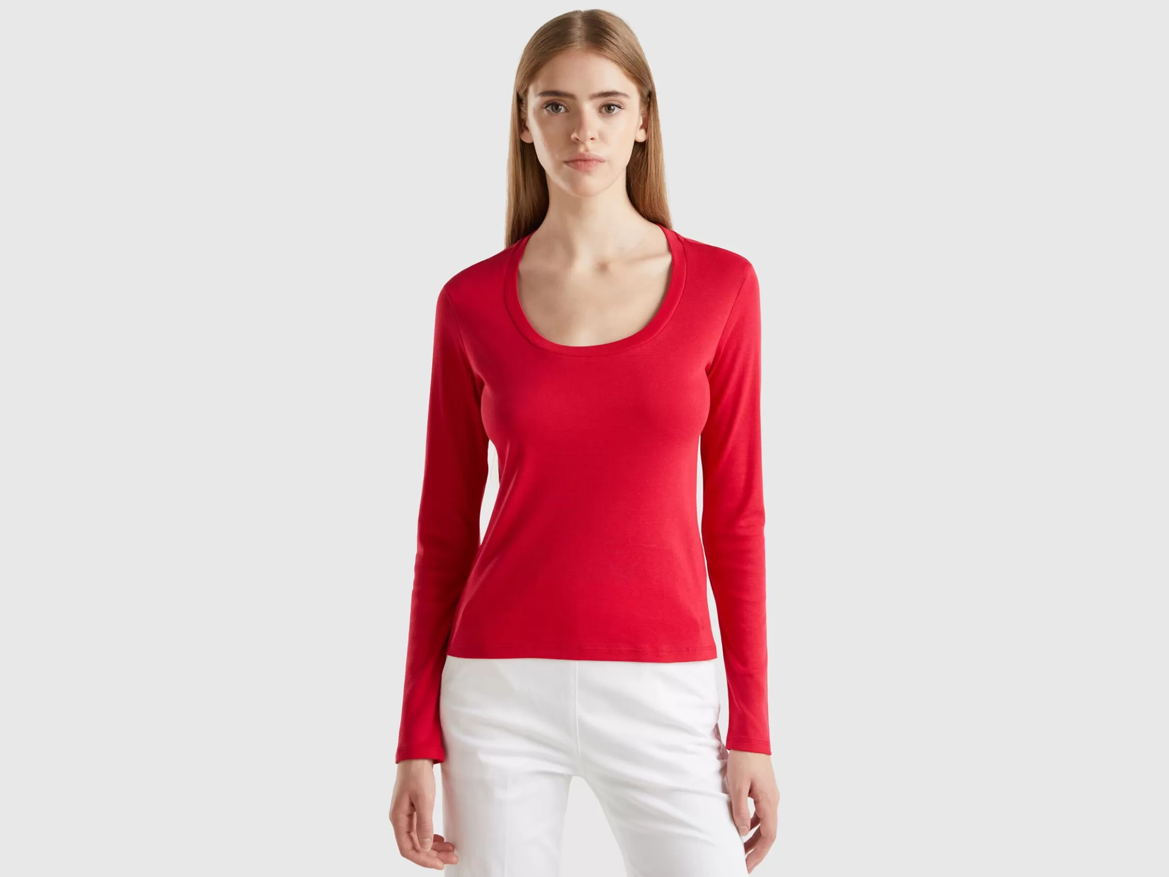 United Colors of Benetton Long sleeve pure cotton t-shirt