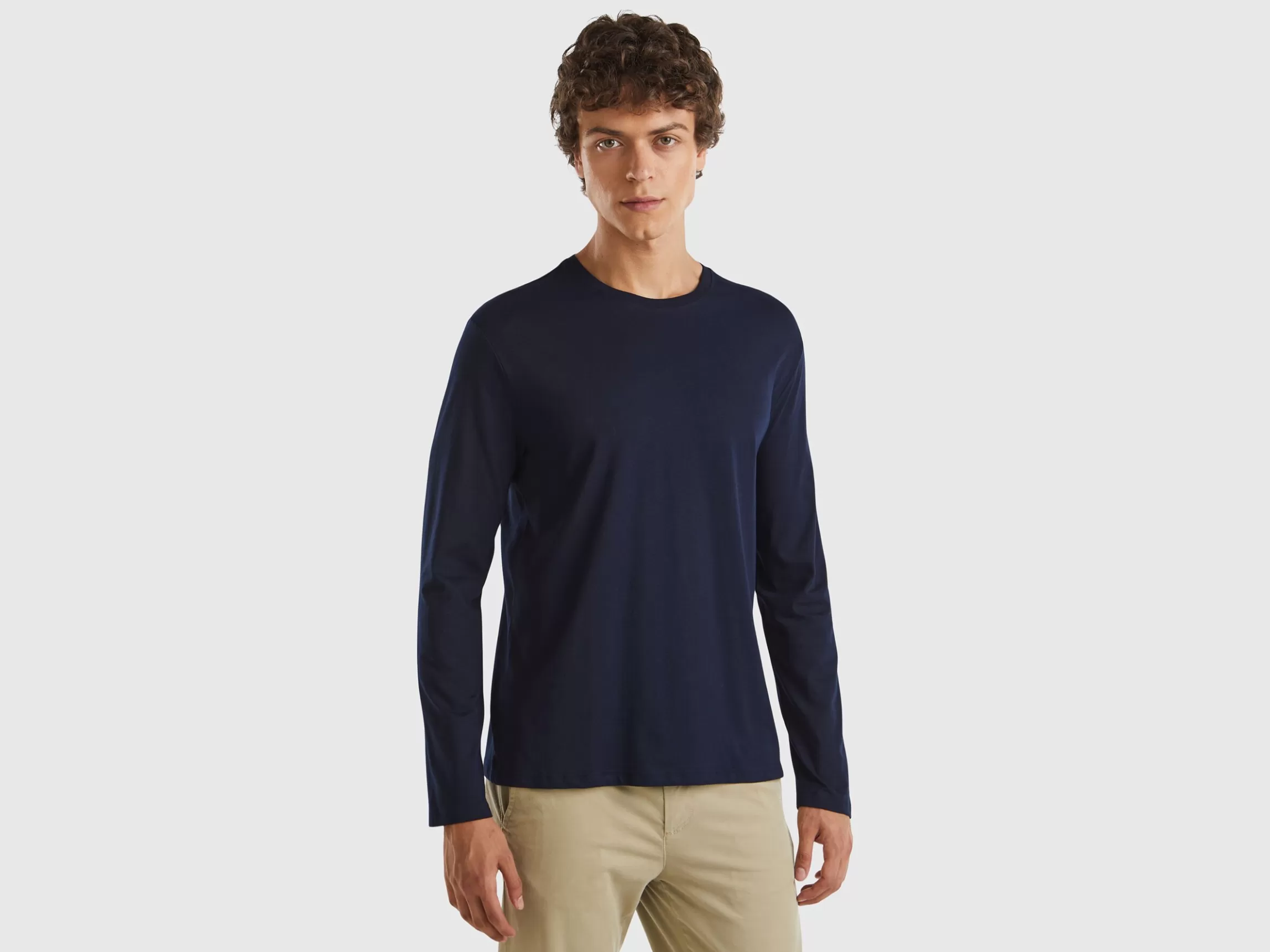 United Colors of Benetton Long sleeve pure cotton t-shirt