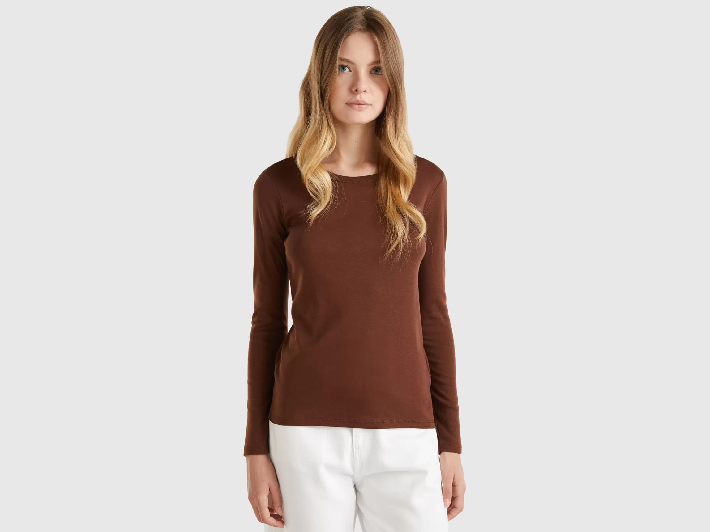 United Colors of Benetton Long sleeve pure cotton t-shirt