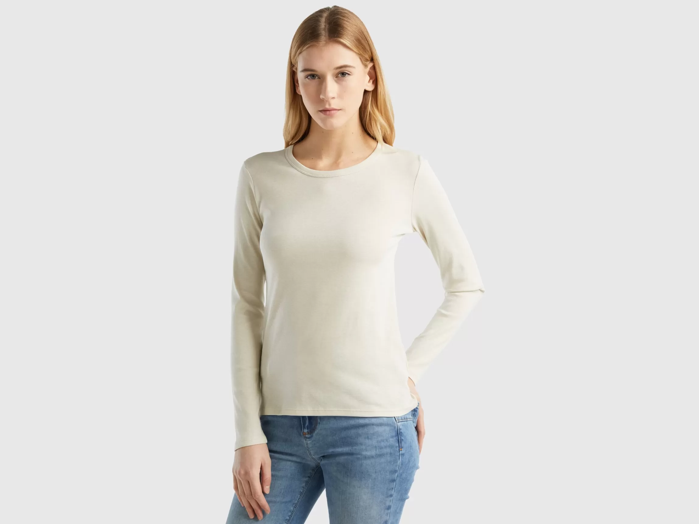 United Colors of Benetton Long sleeve pure cotton t-shirt