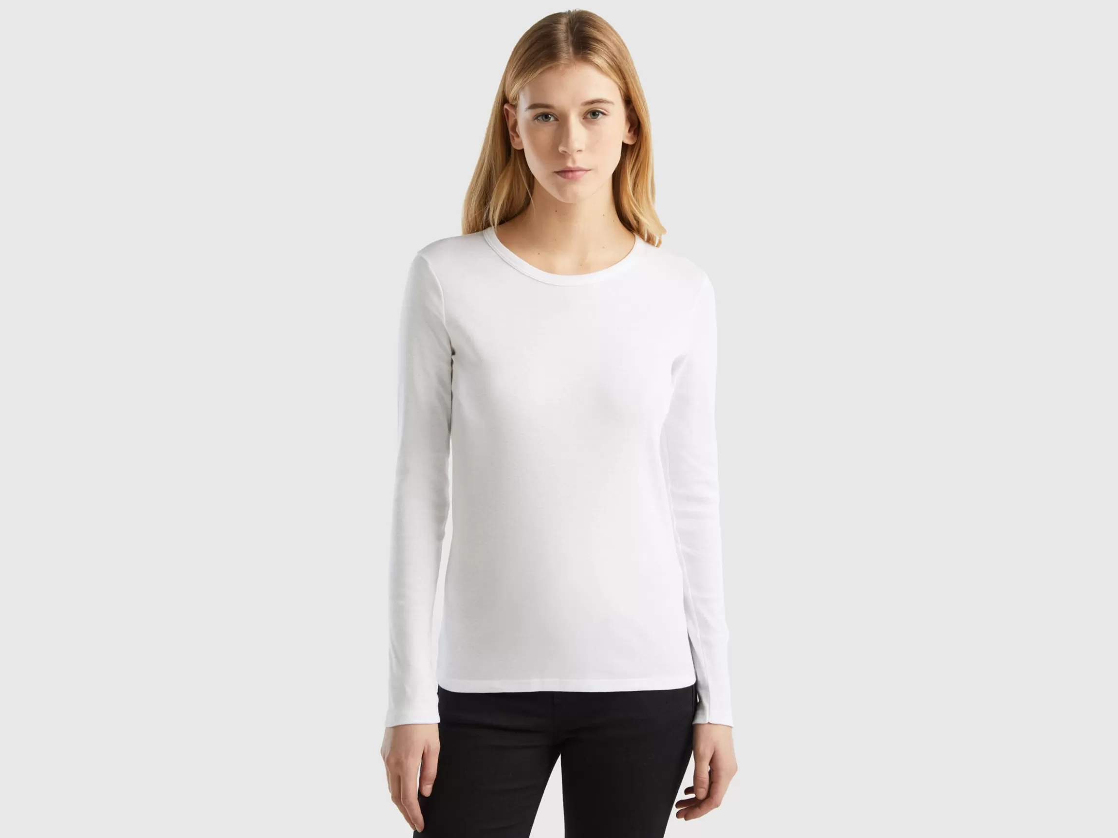 United Colors of Benetton Long sleeve pure cotton t-shirt