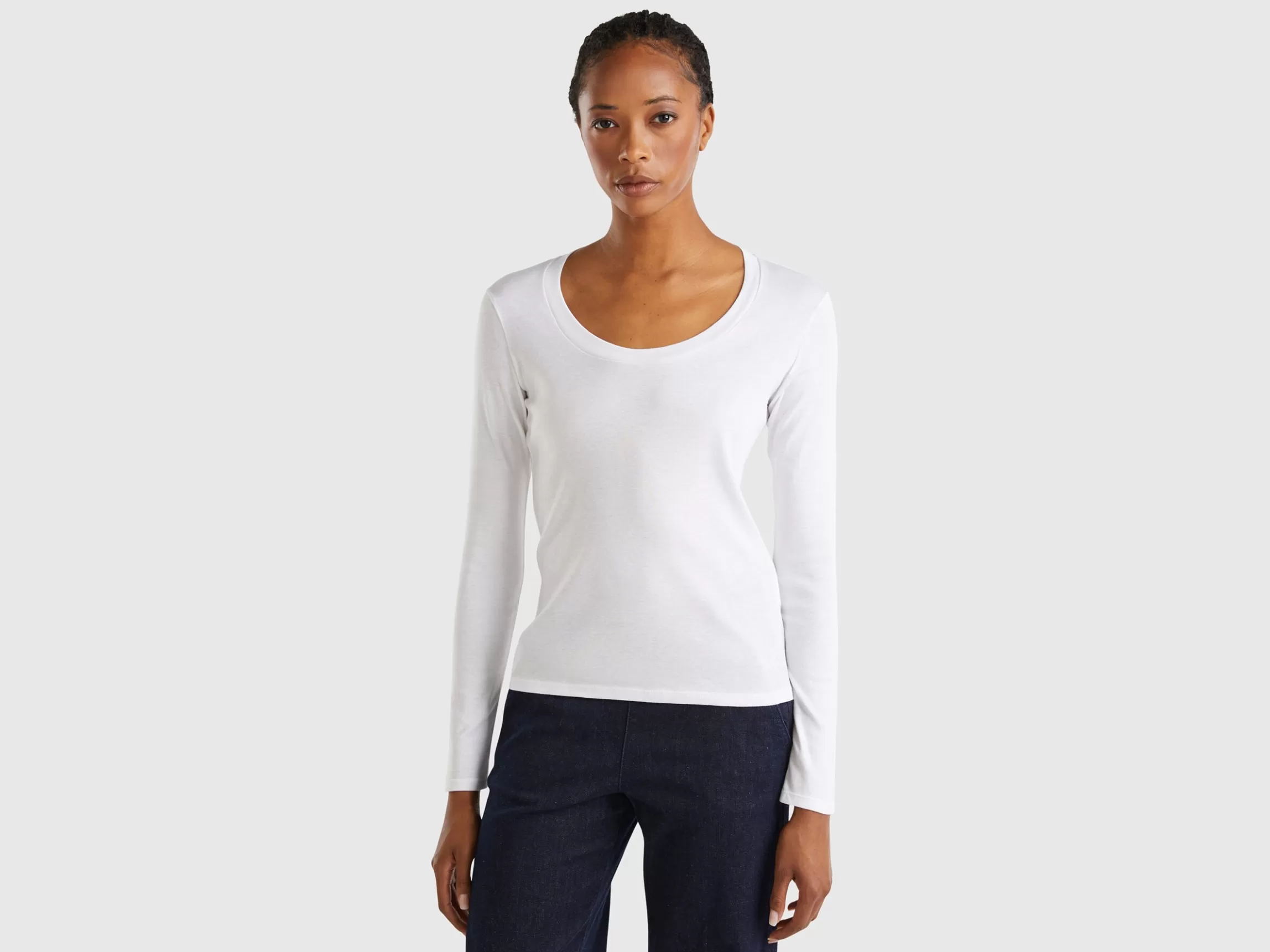 United Colors of Benetton Long sleeve pure cotton t-shirt