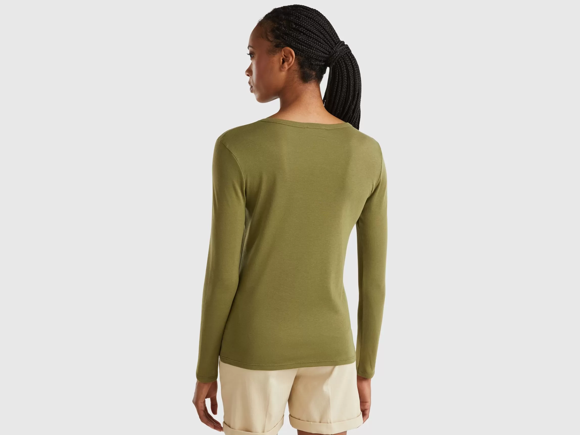 United Colors of Benetton Long sleeve pure cotton t-shirt