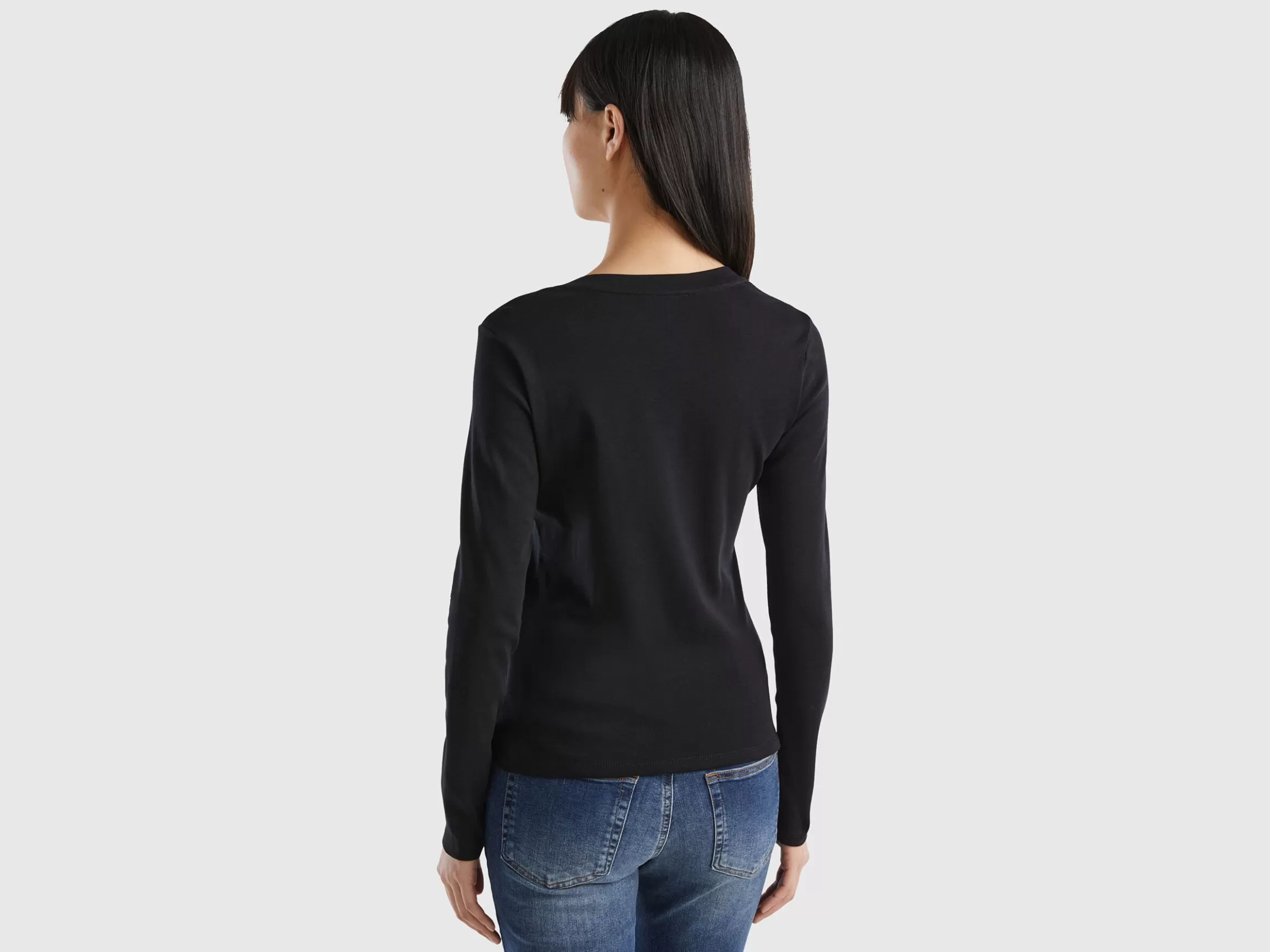 United Colors of Benetton Long sleeve pure cotton t-shirt