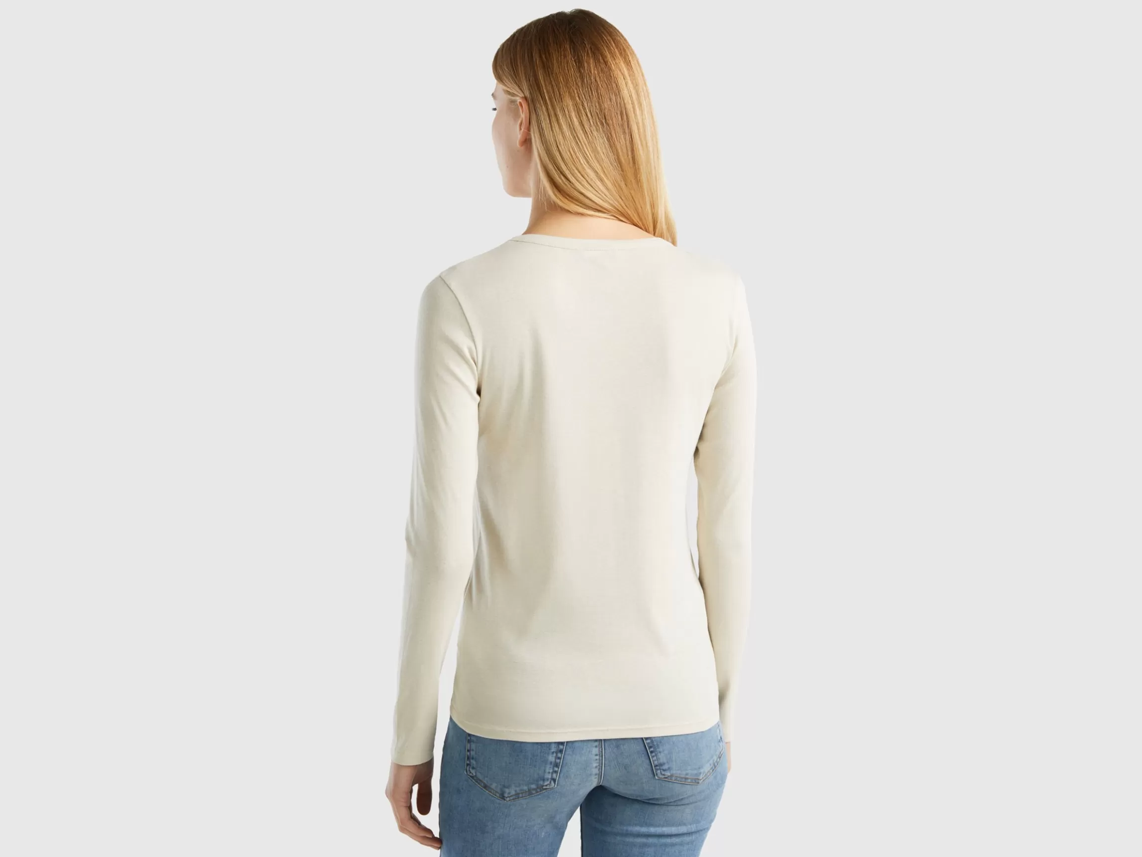 United Colors of Benetton Long sleeve pure cotton t-shirt