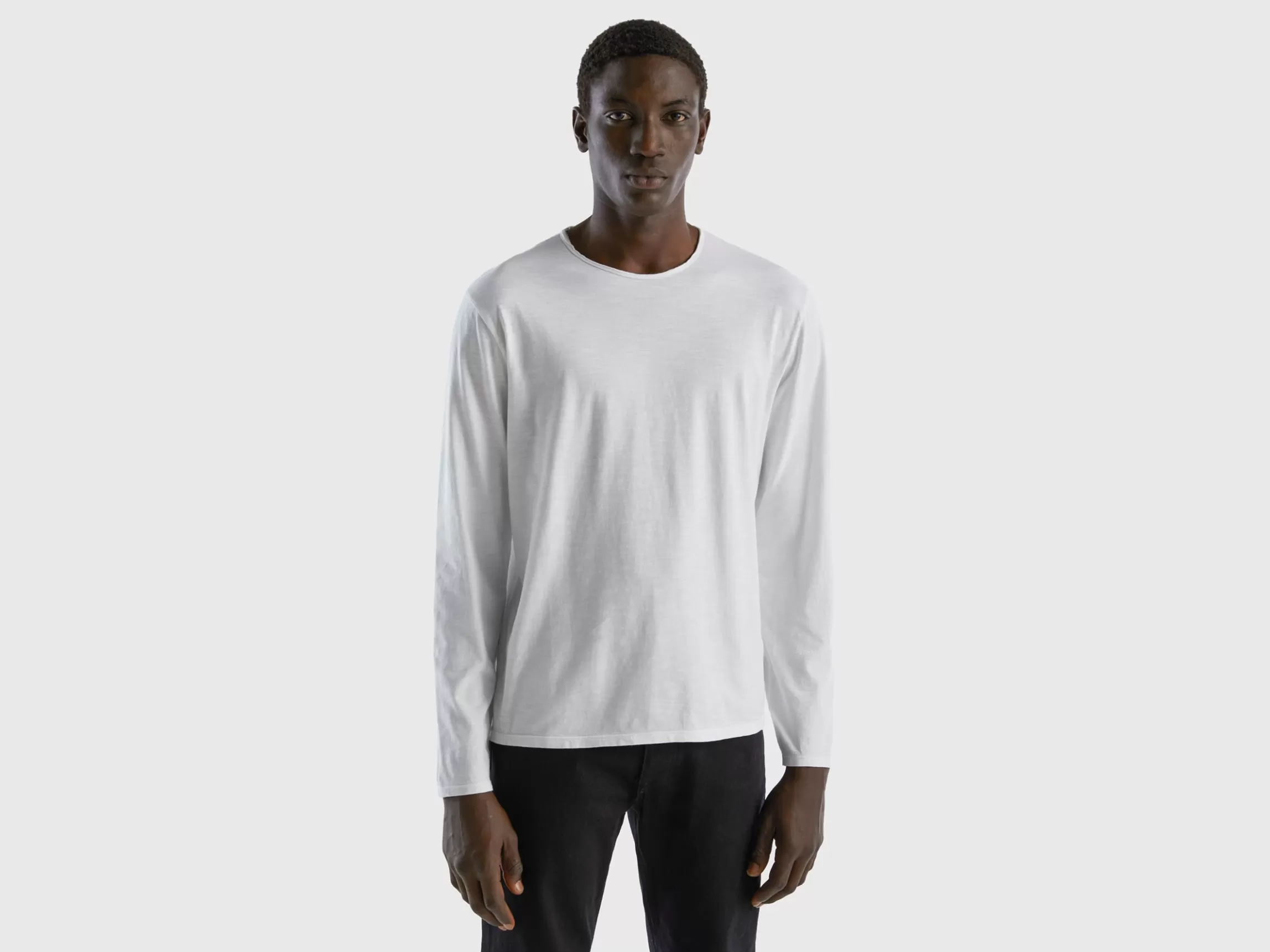 United Colors of Benetton Long sleeve t-shirt in 100% cotton