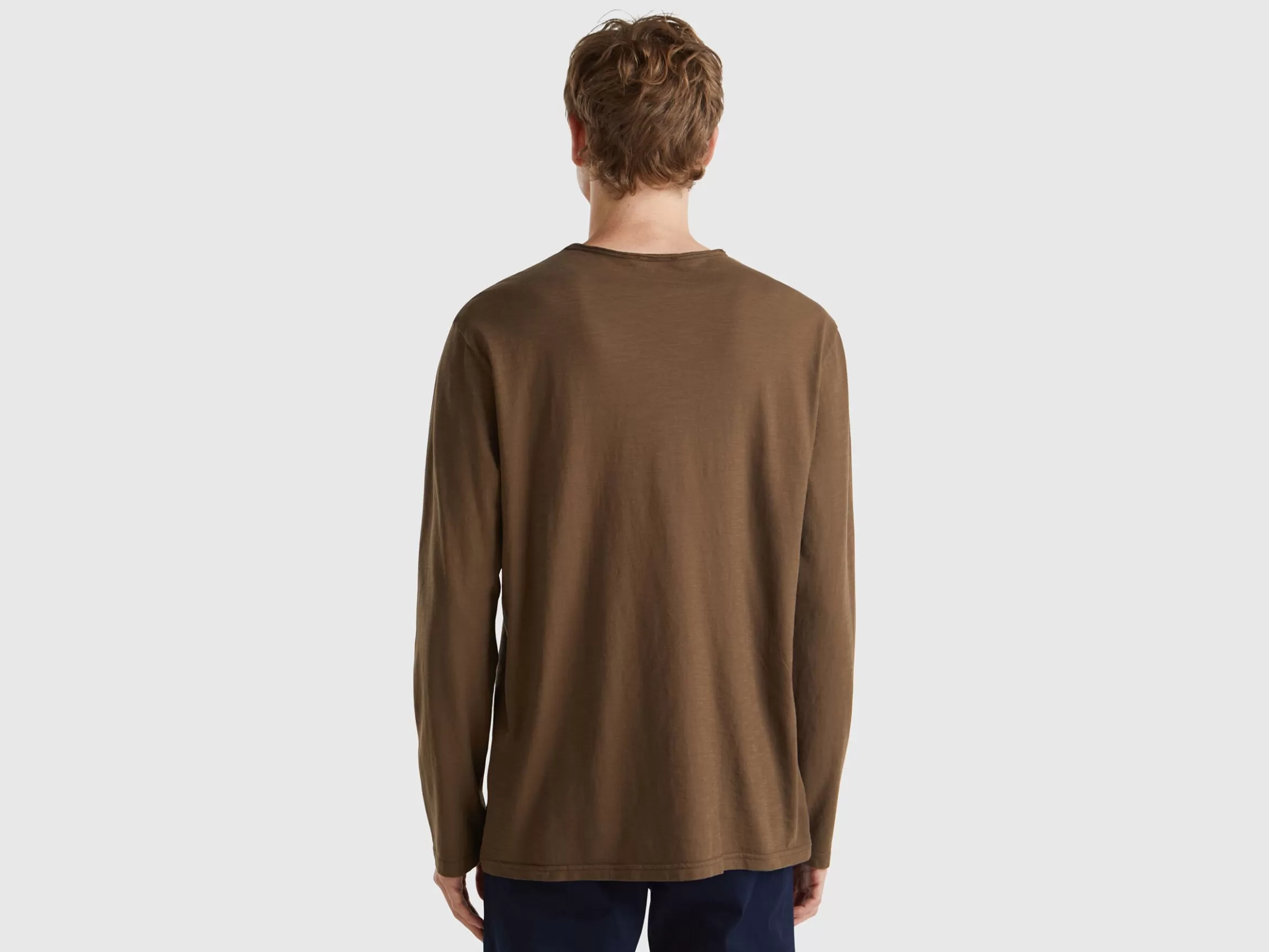 United Colors of Benetton Long sleeve t-shirt in 100% cotton