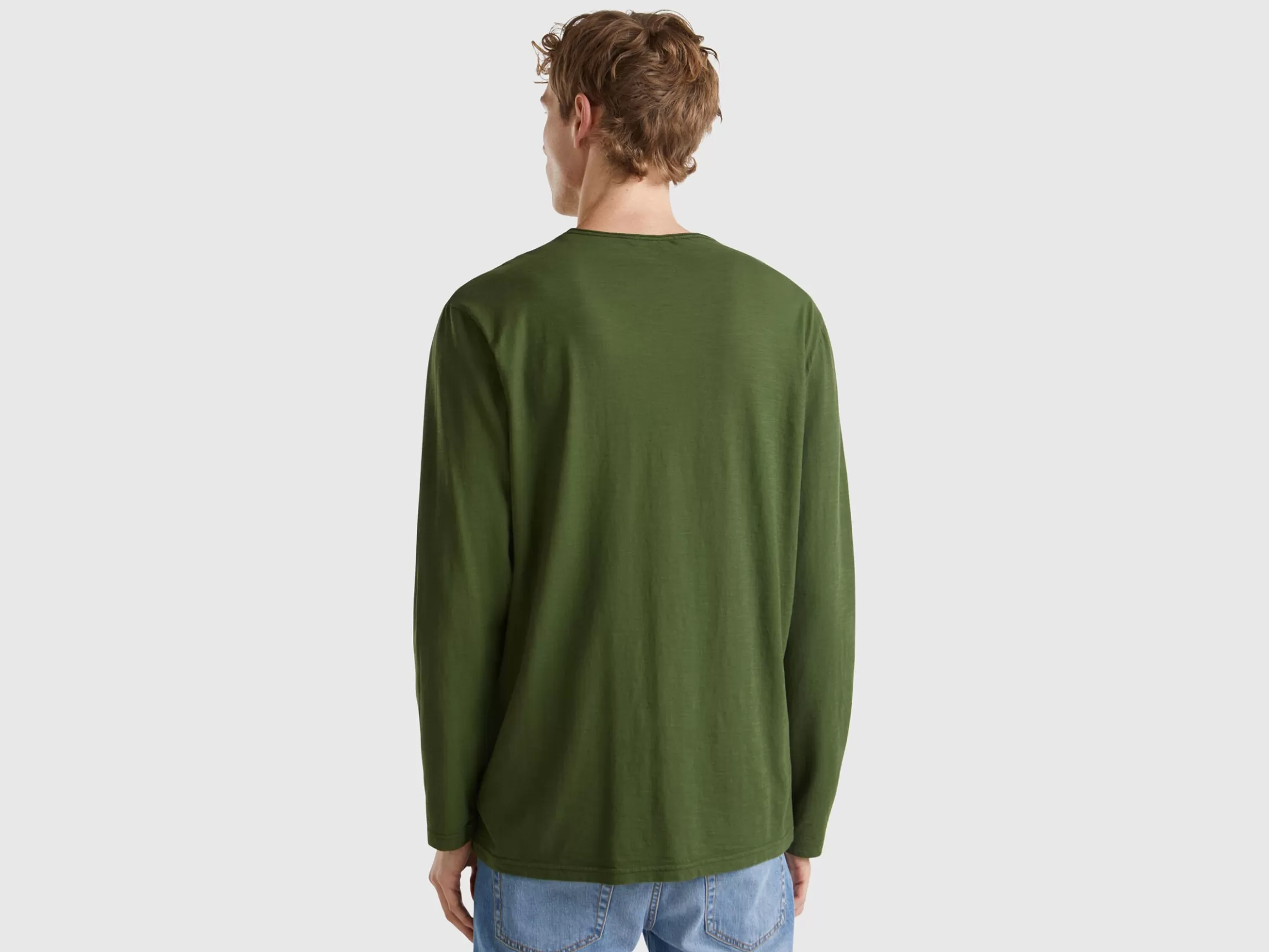 United Colors of Benetton Long sleeve t-shirt in 100% cotton