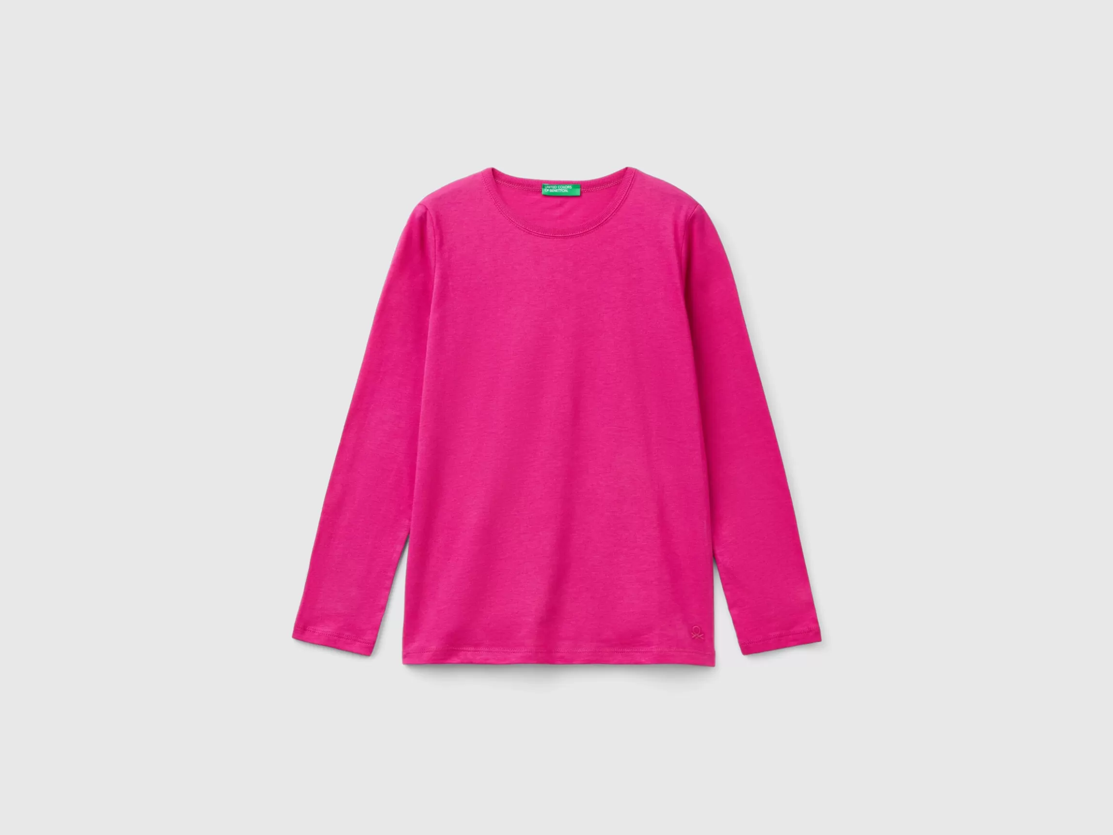 United Colors of Benetton Long sleeve t-shirt in organic cotton