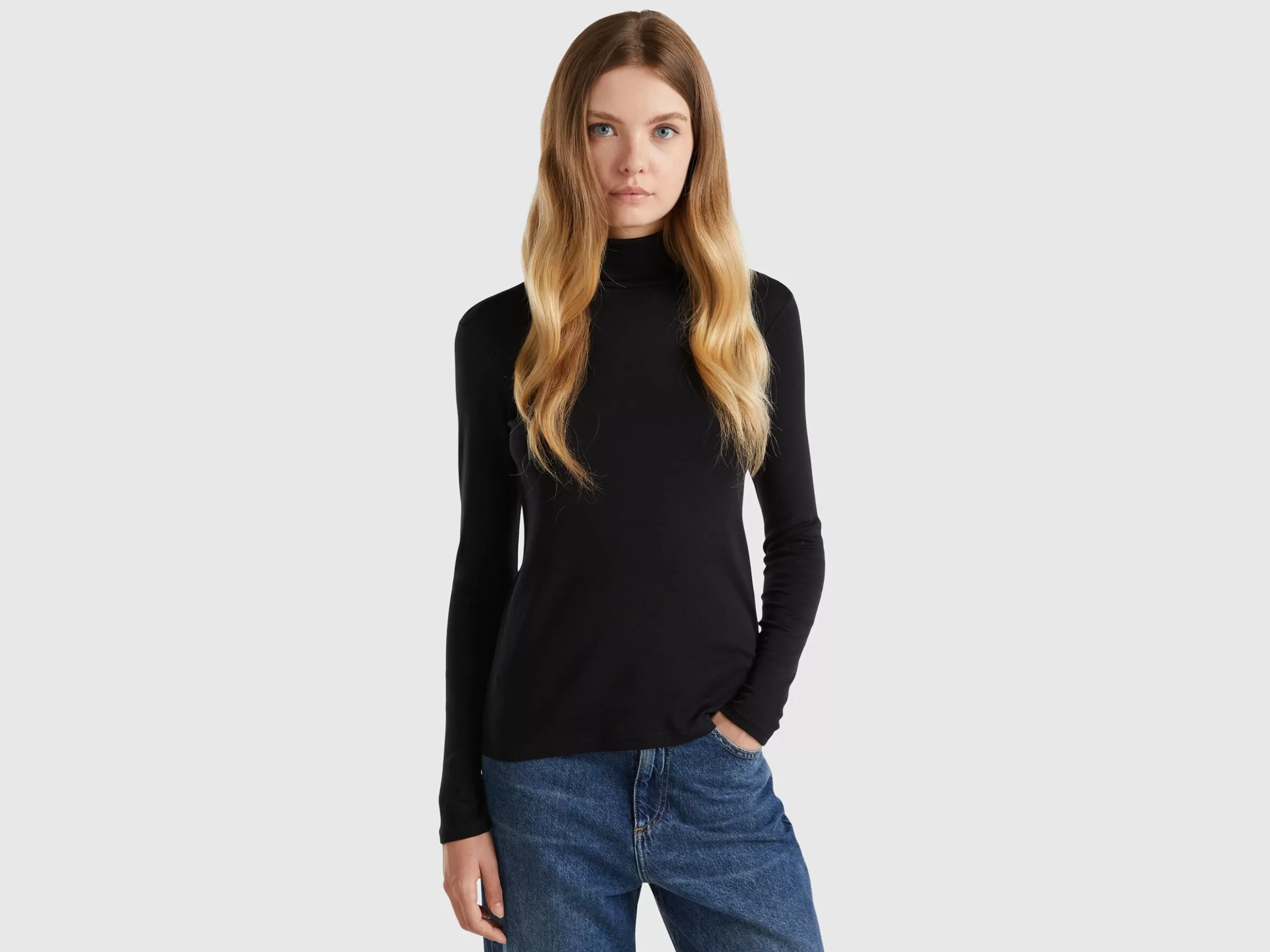 United Colors of Benetton Long sleeve t-shirt with high neck