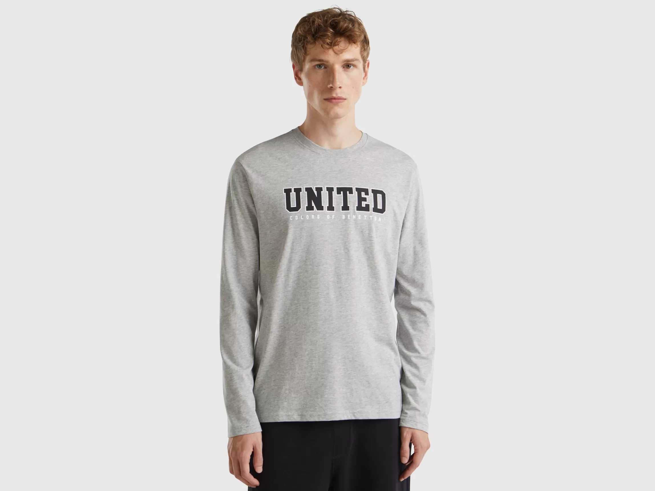 United Colors of Benetton Long sleeve t-shirt with logo print