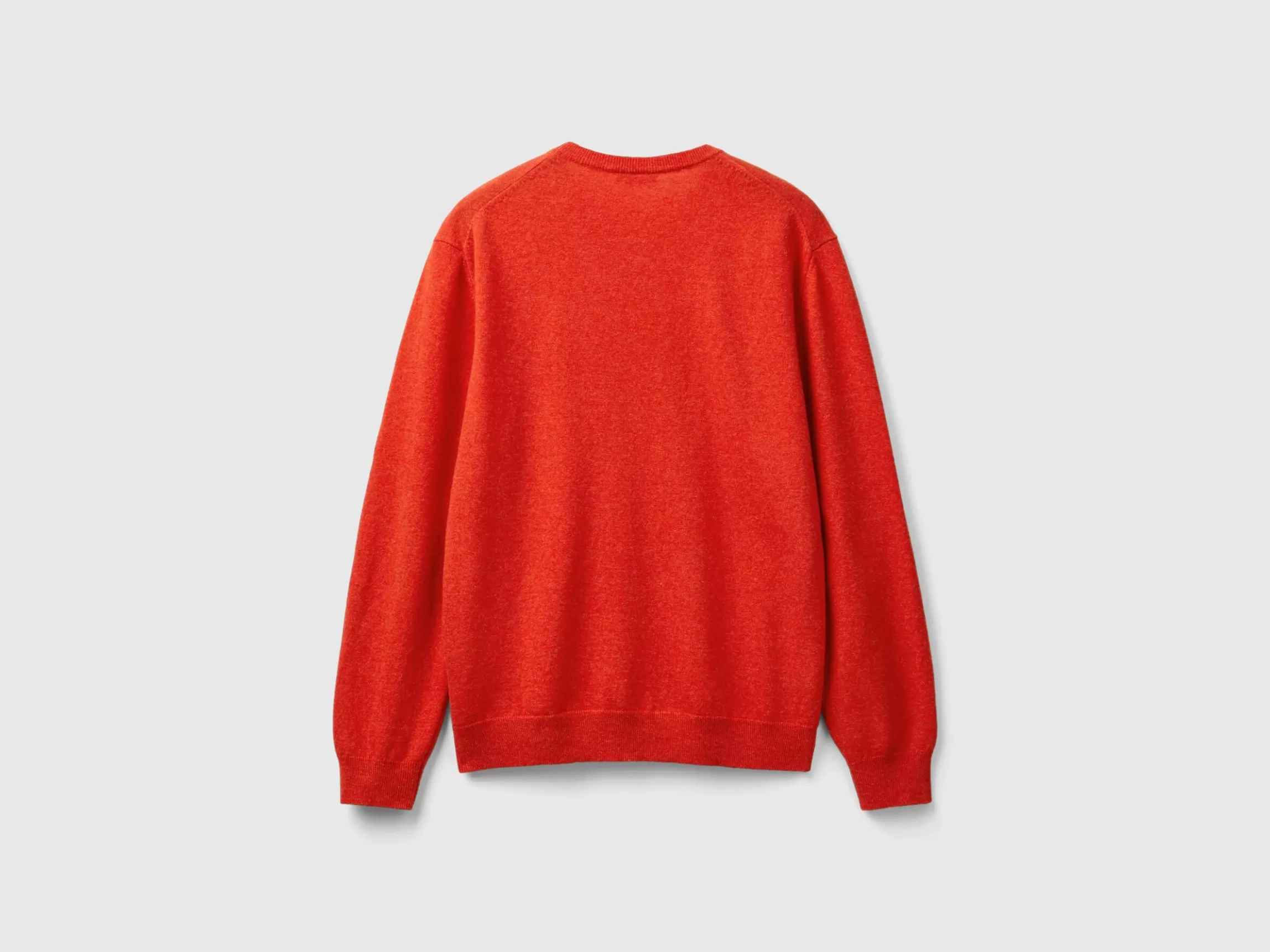 United Colors of Benetton Marl crew neck sweater in pure Merino wool