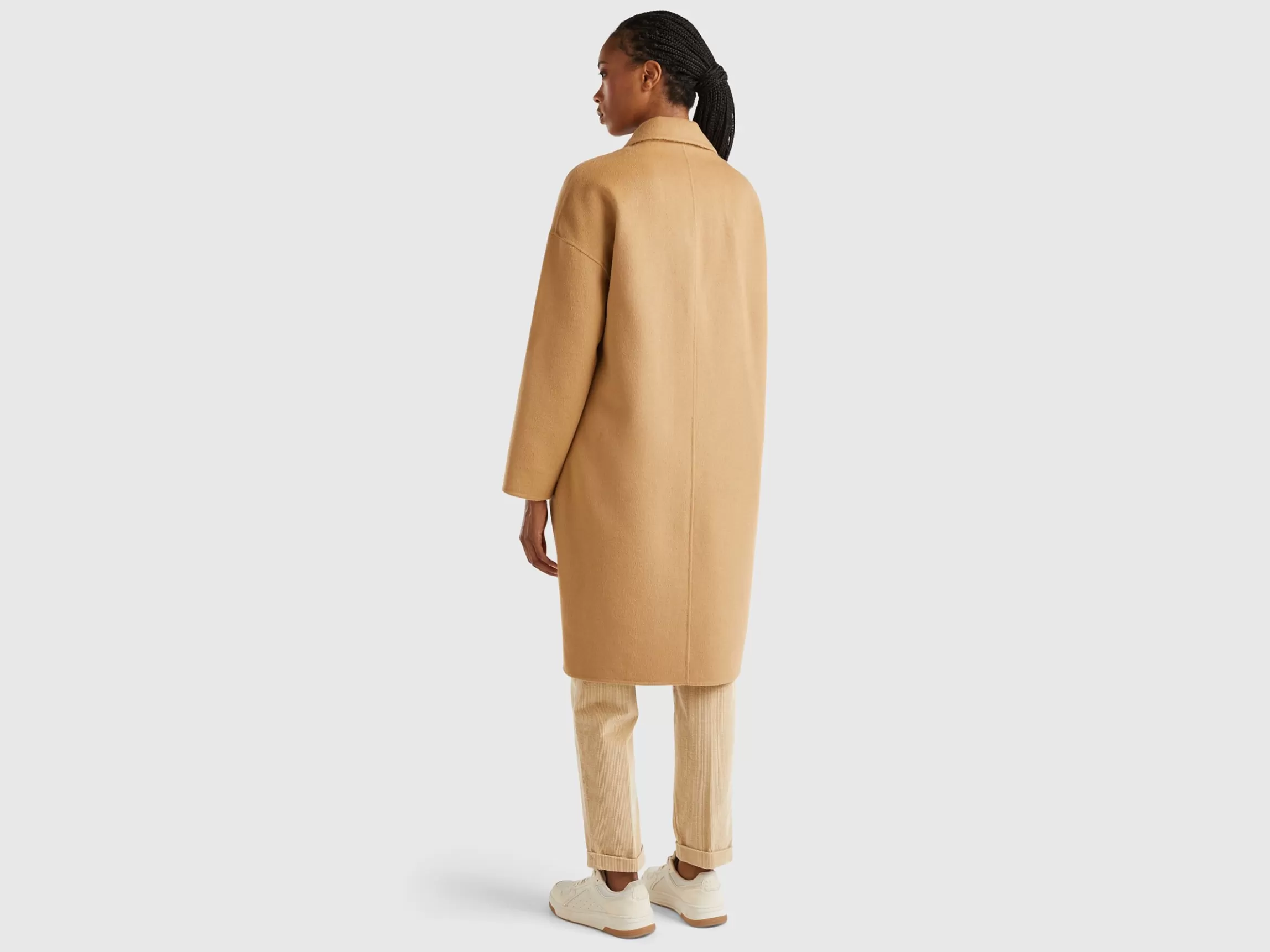 United Colors of Benetton Midi coat in wool blend