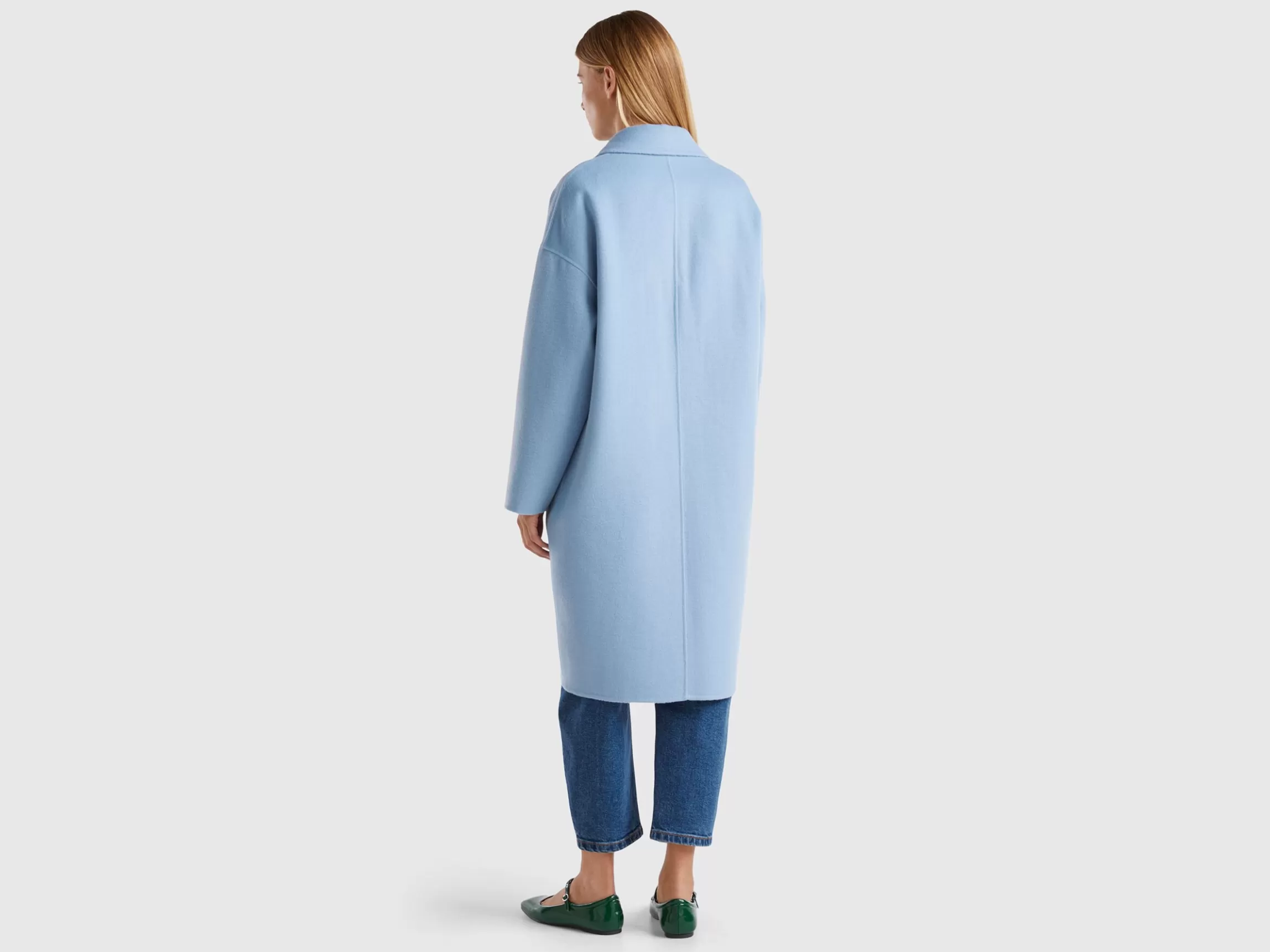 United Colors of Benetton Midi coat in wool blend