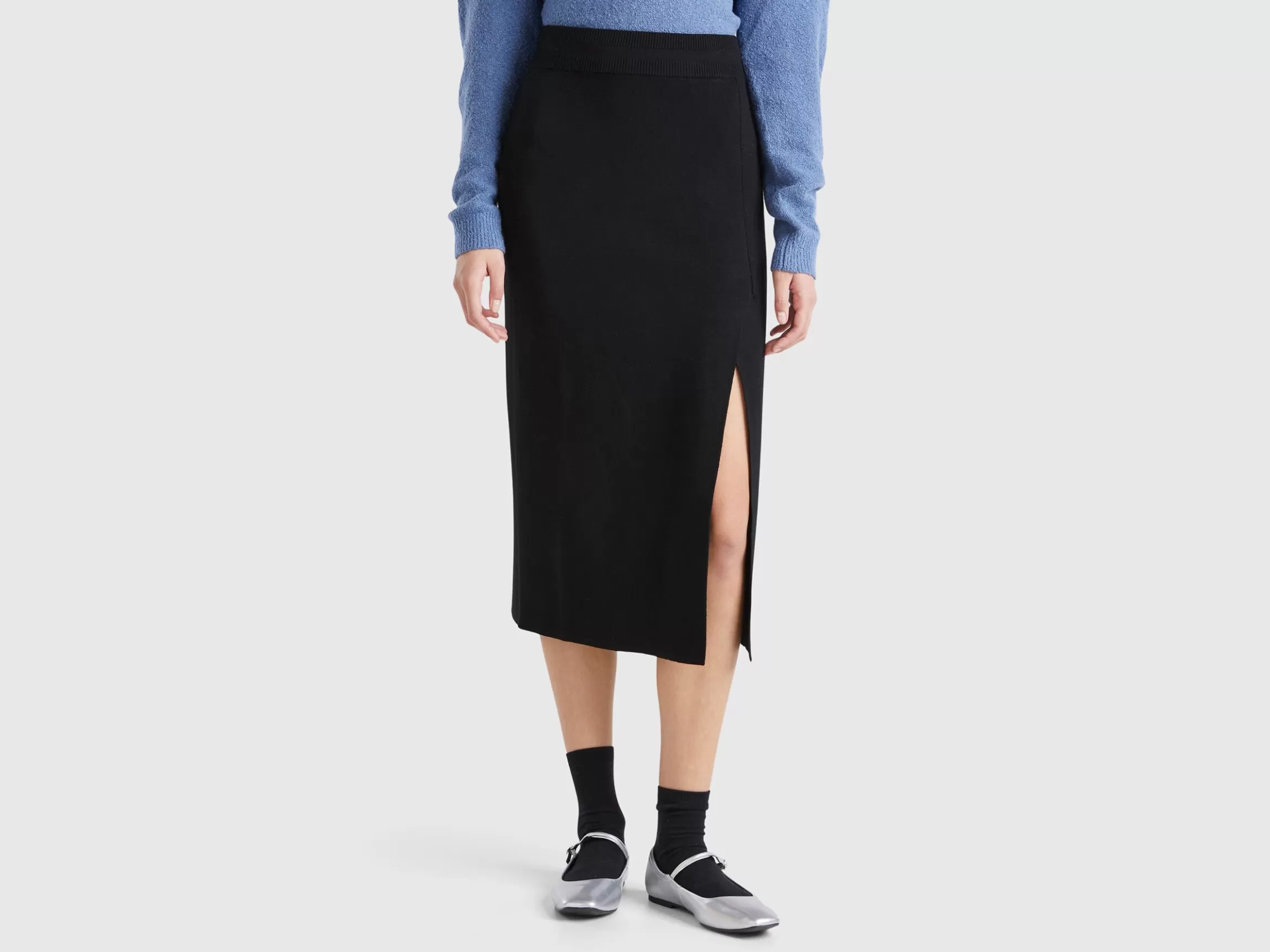 United Colors of Benetton Midi skirt with slit