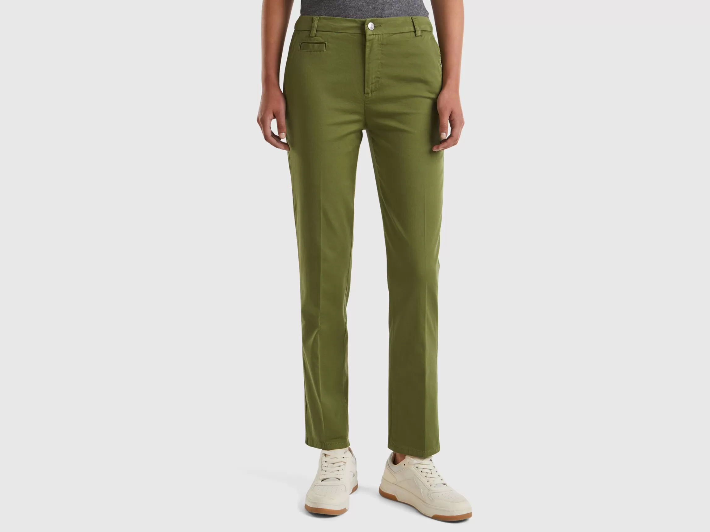 United Colors of Benetton slim fit cotton chinos