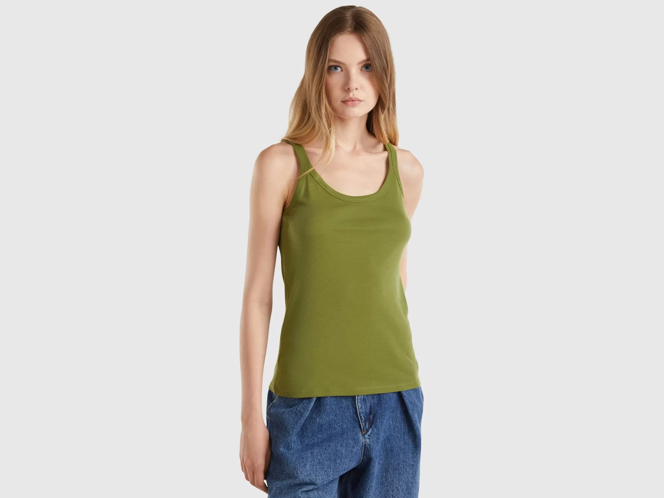 United Colors of Benetton tank top in pure cotton