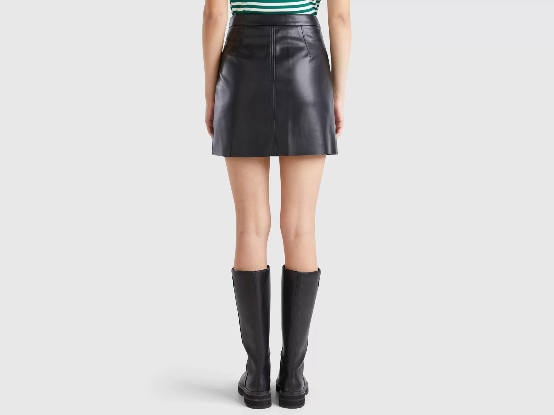 United Colors of Benetton Mini skirt in imitation leather