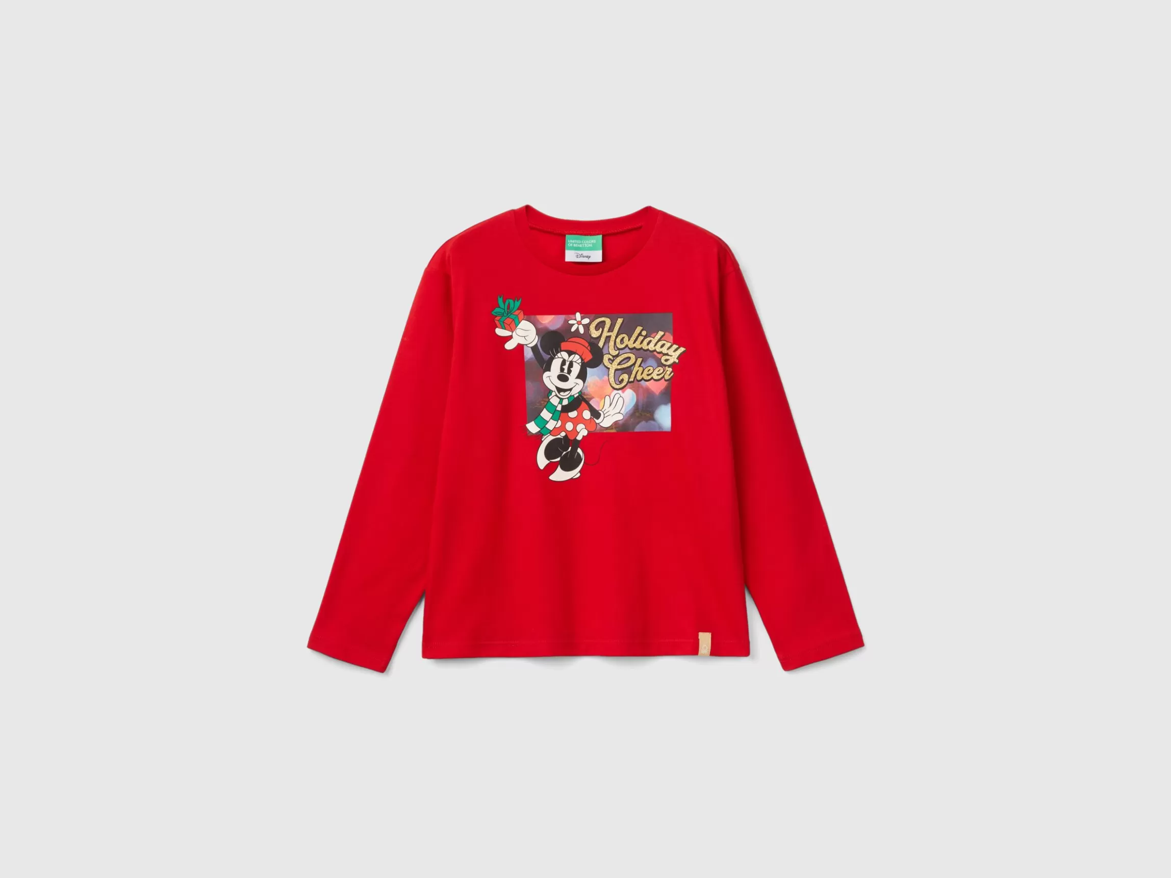 United Colors of Benetton Minnie and Mickey Mouse Christmas t-shirt