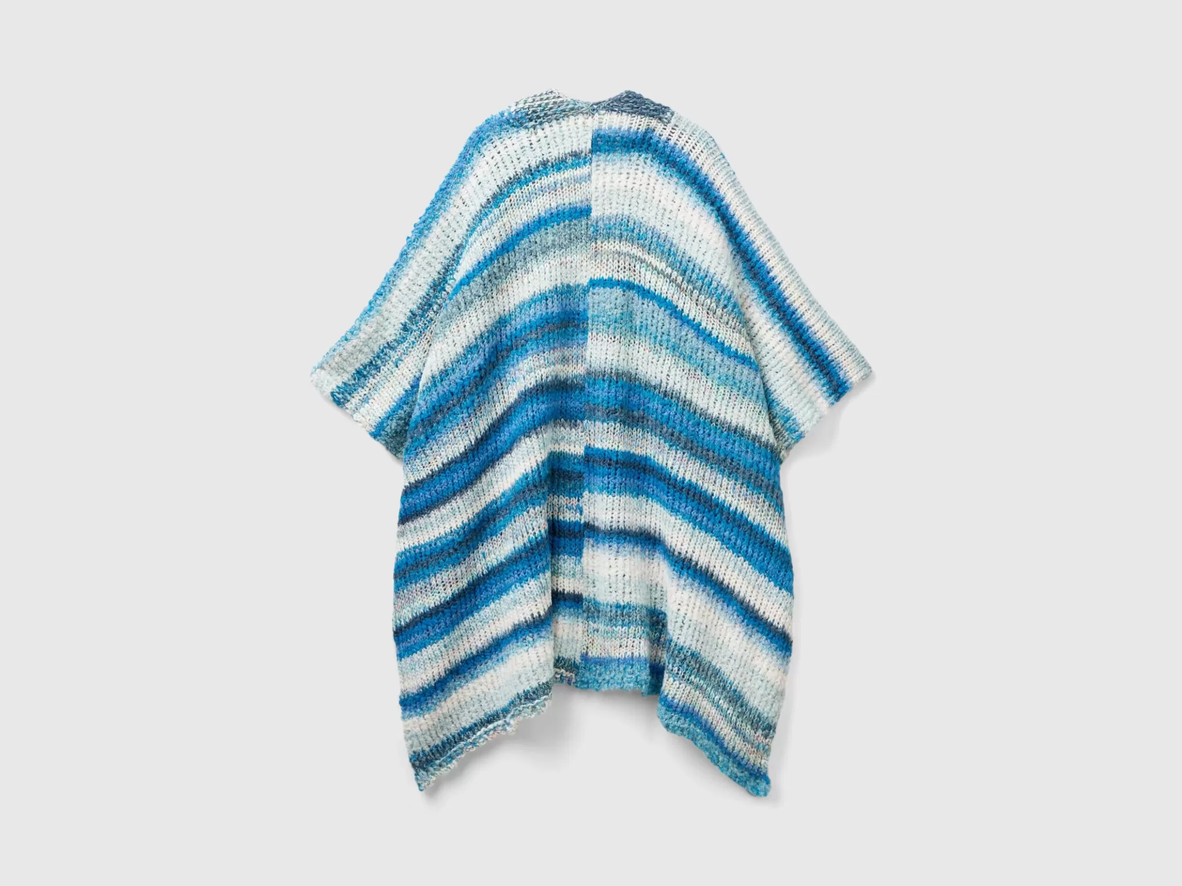 United Colors of Benetton Multicolor poncho in wool blend