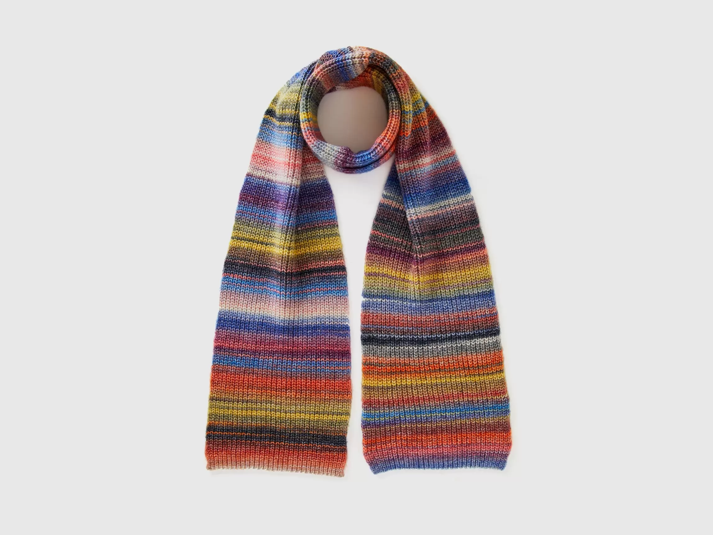 United Colors of Benetton Multicolor scarf in wool blend
