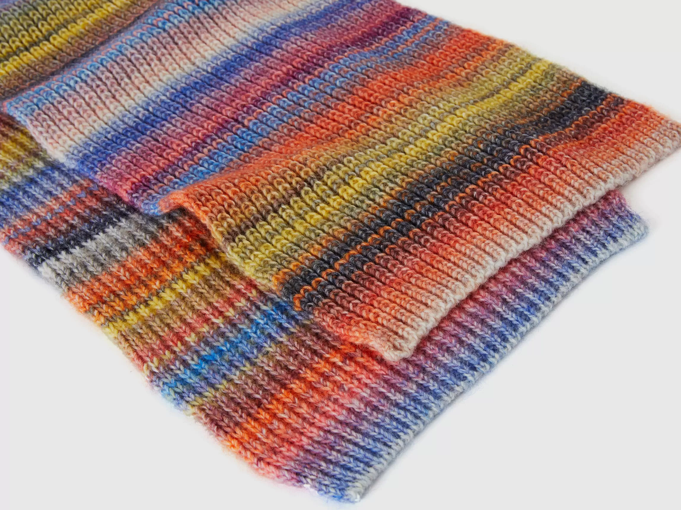 United Colors of Benetton Multicolor scarf in wool blend