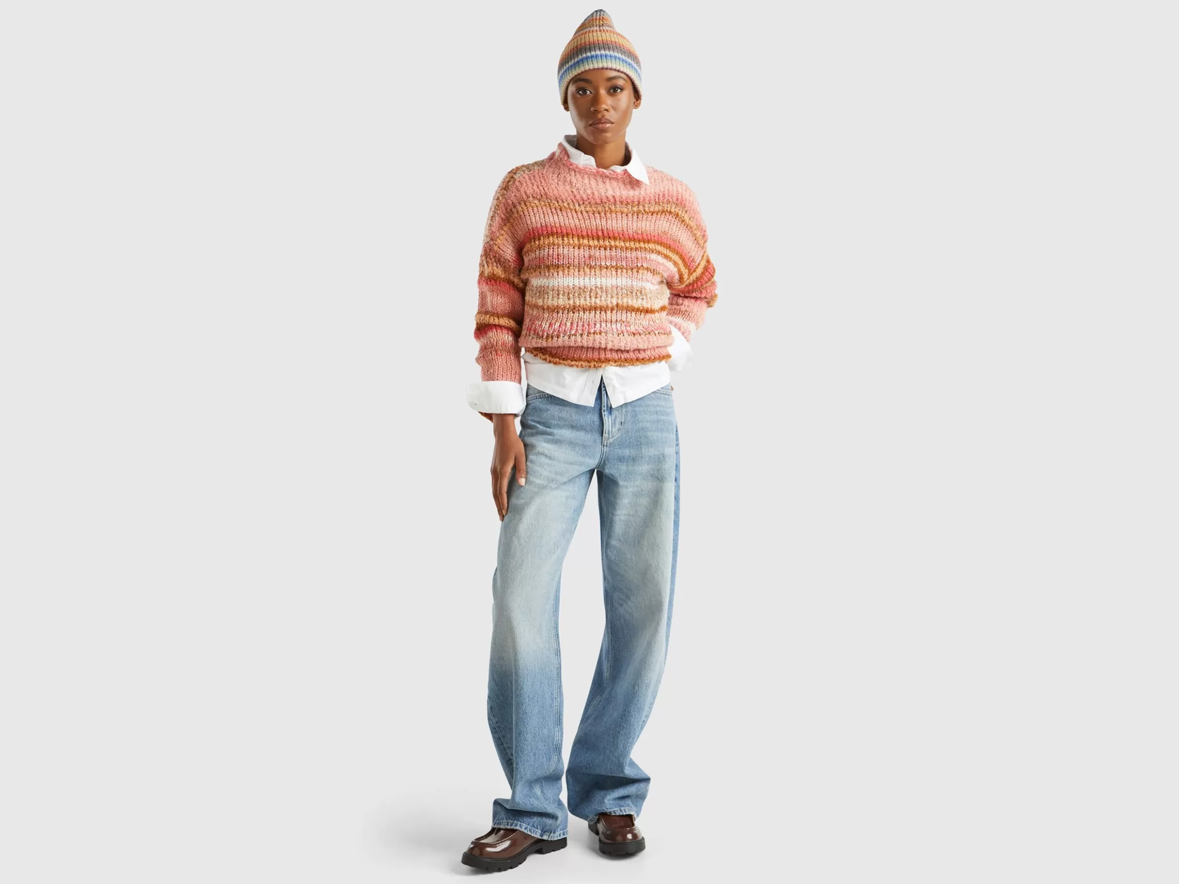 United Colors of Benetton Multicolor sweater in wool blend