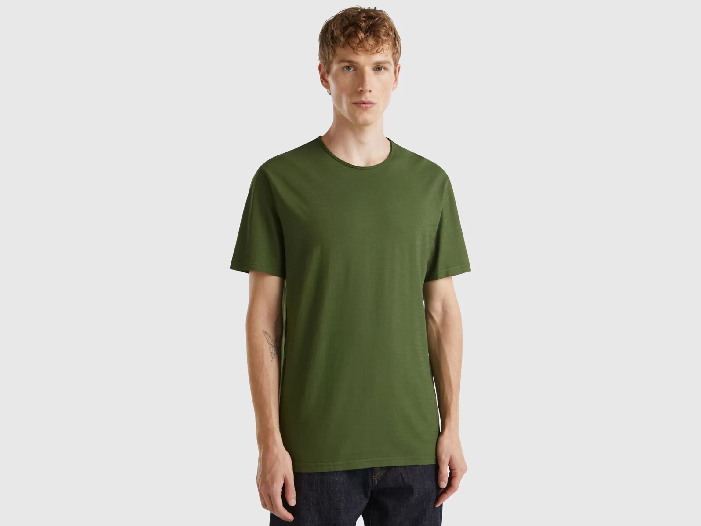 United Colors of Benetton slub cotton t-shirt