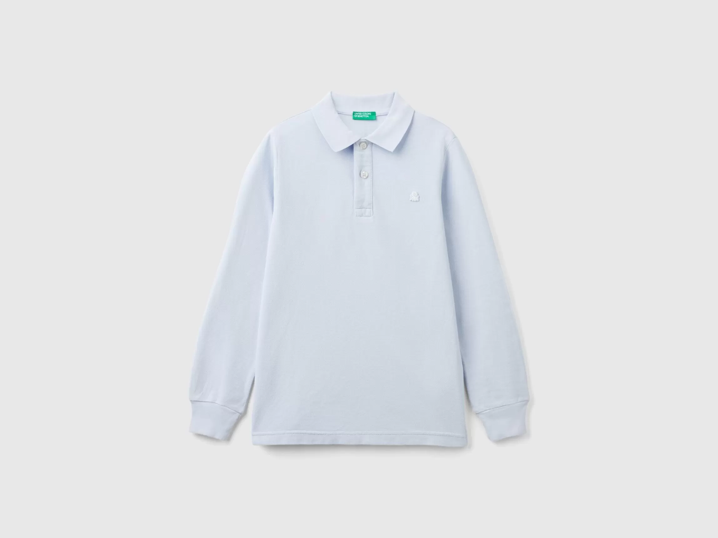 United Colors of Benetton 100% organic cotton long sleeve polo