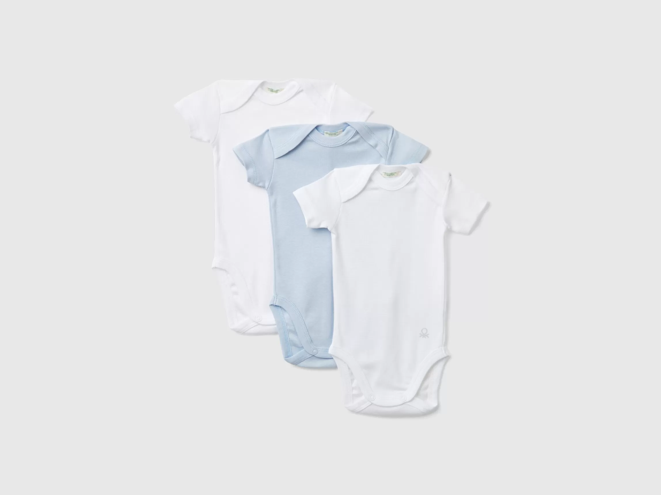 United Colors of Benetton Organic cotton solid color bodysuit set