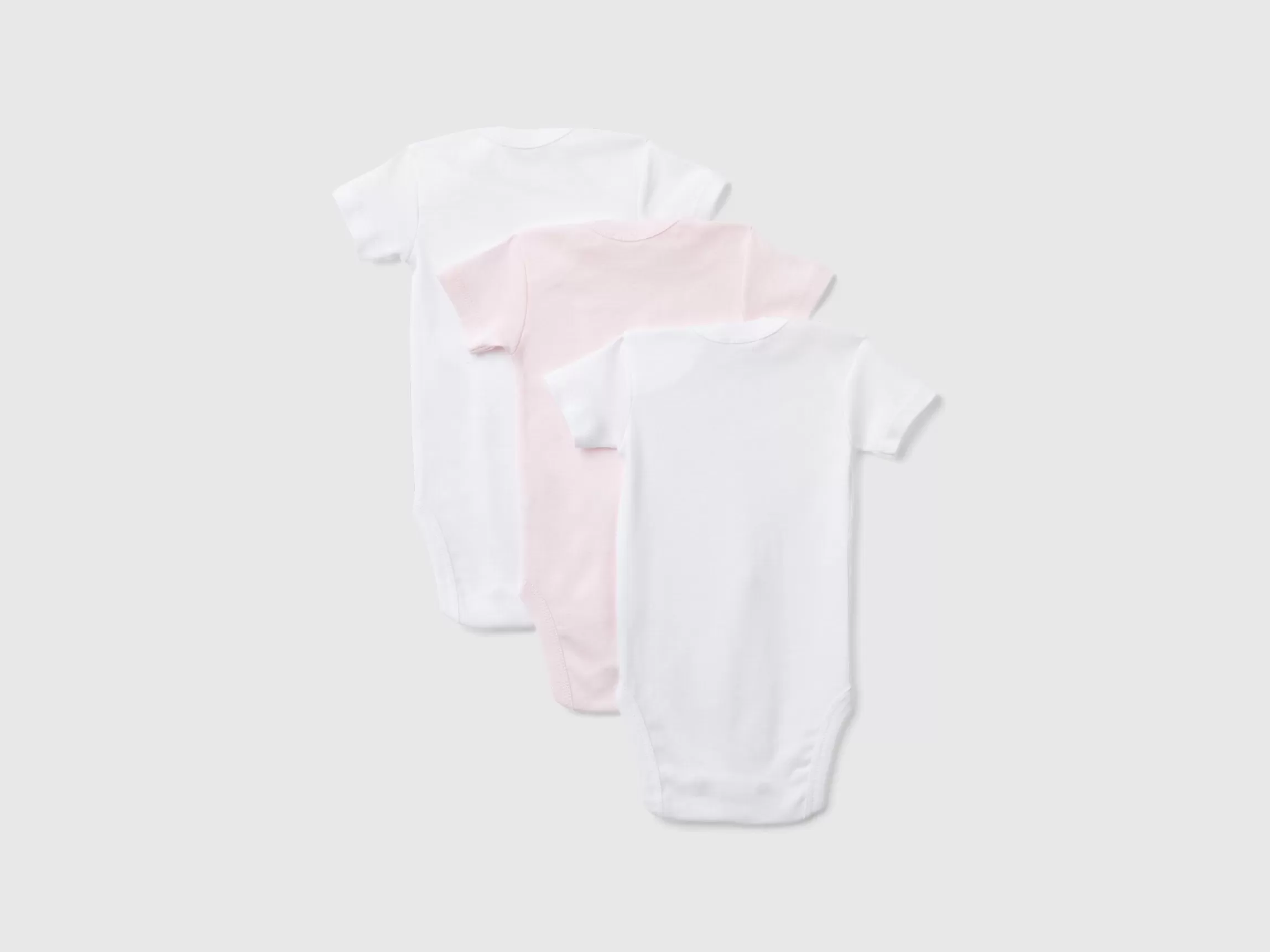 United Colors of Benetton Organic cotton solid color bodysuit set